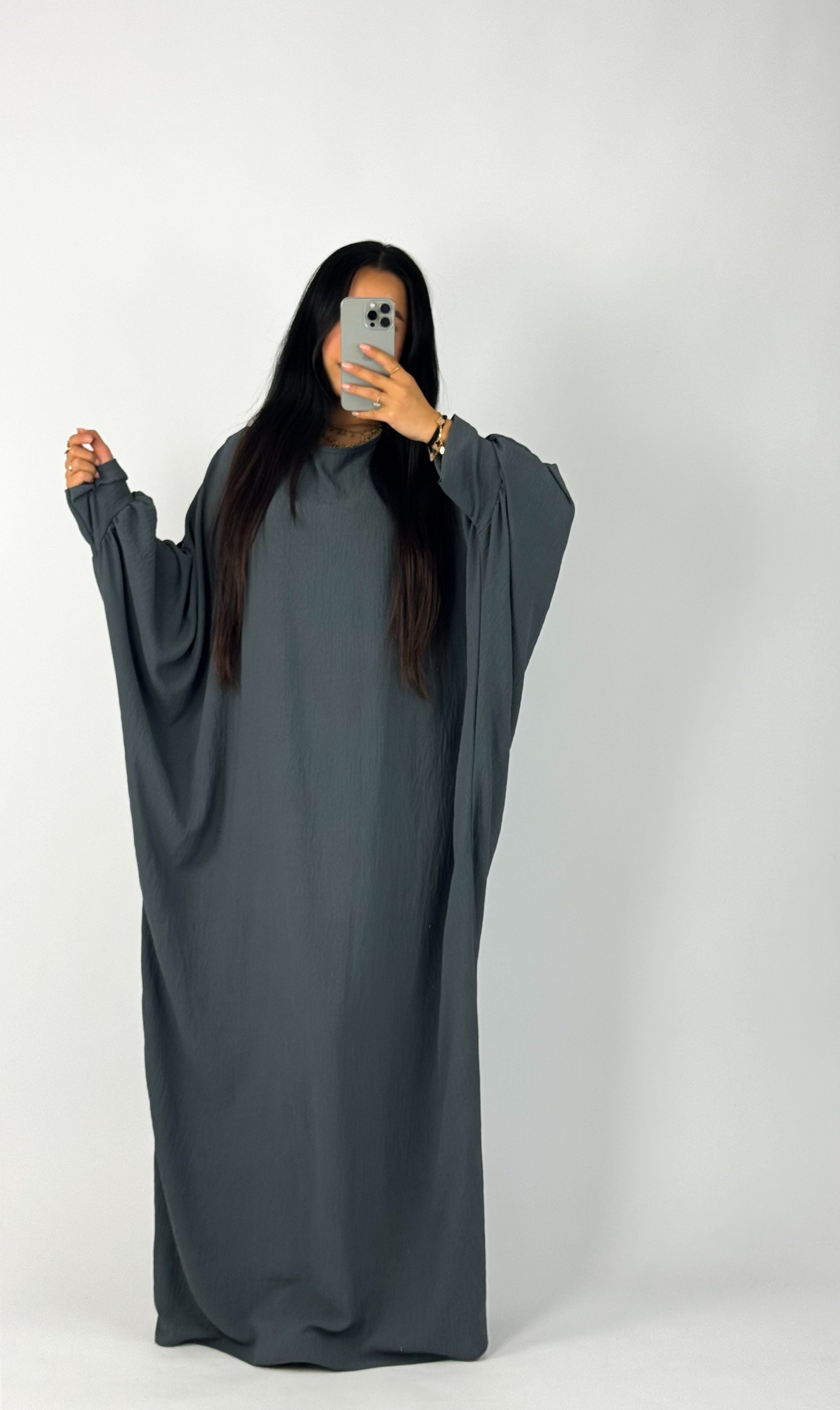 RIMA DRESS - DARK GREY