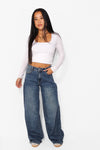 WIDE LEG JEANS 323-1L