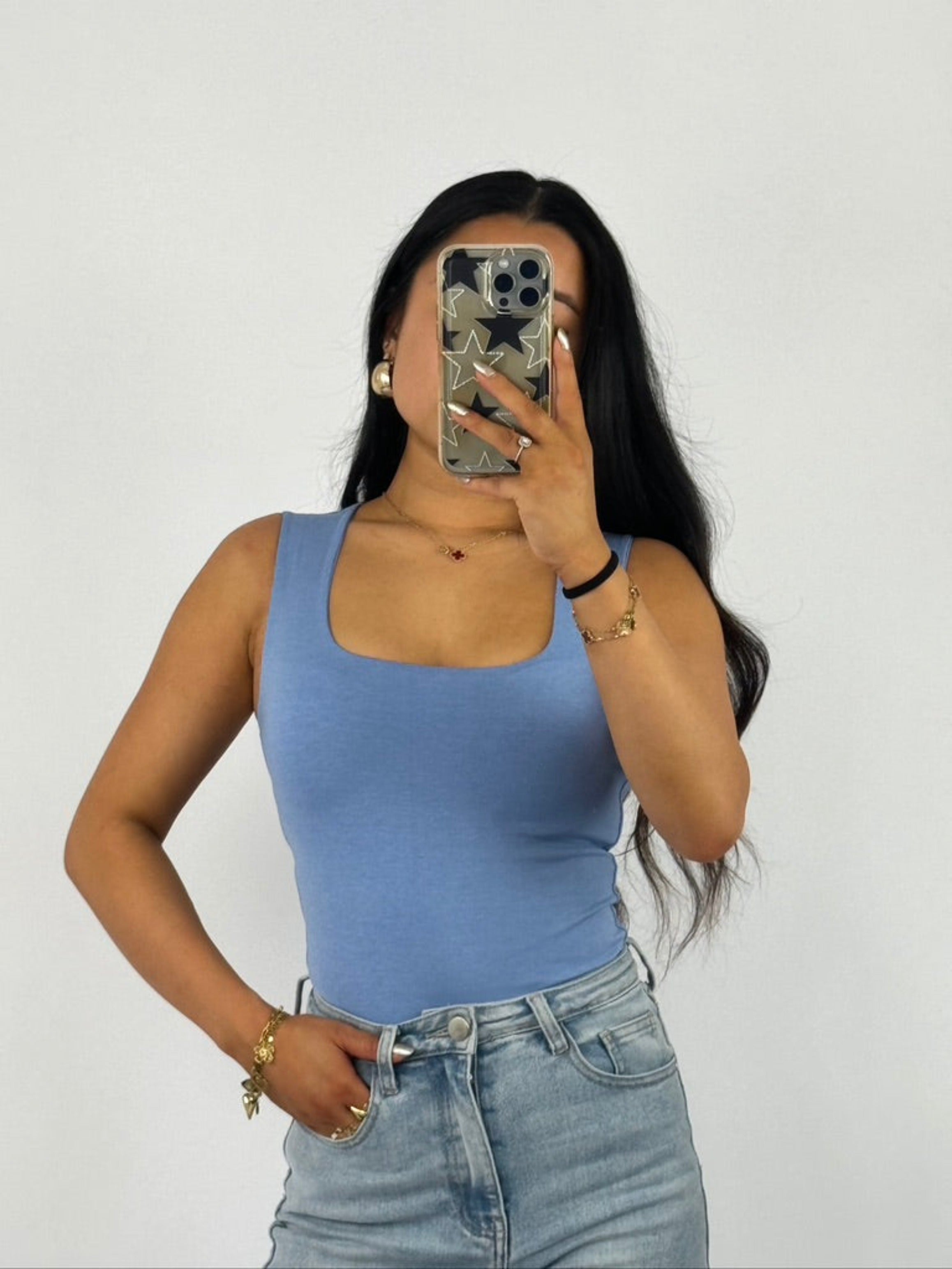 SQUARE TANK TOP - LAVENDEL