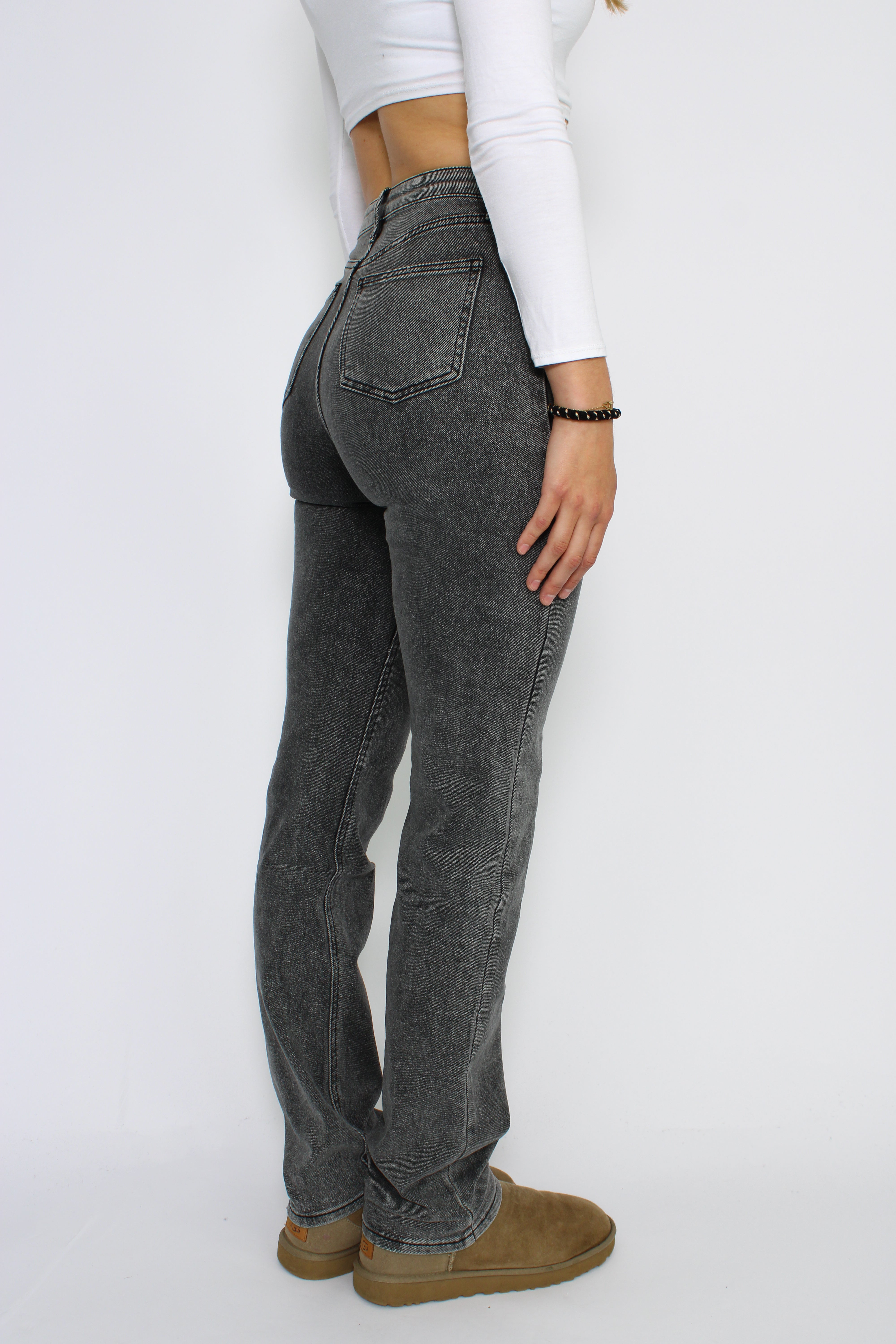 ''TALL'' STRAIGHT LEG JEANS 2696 - GREY