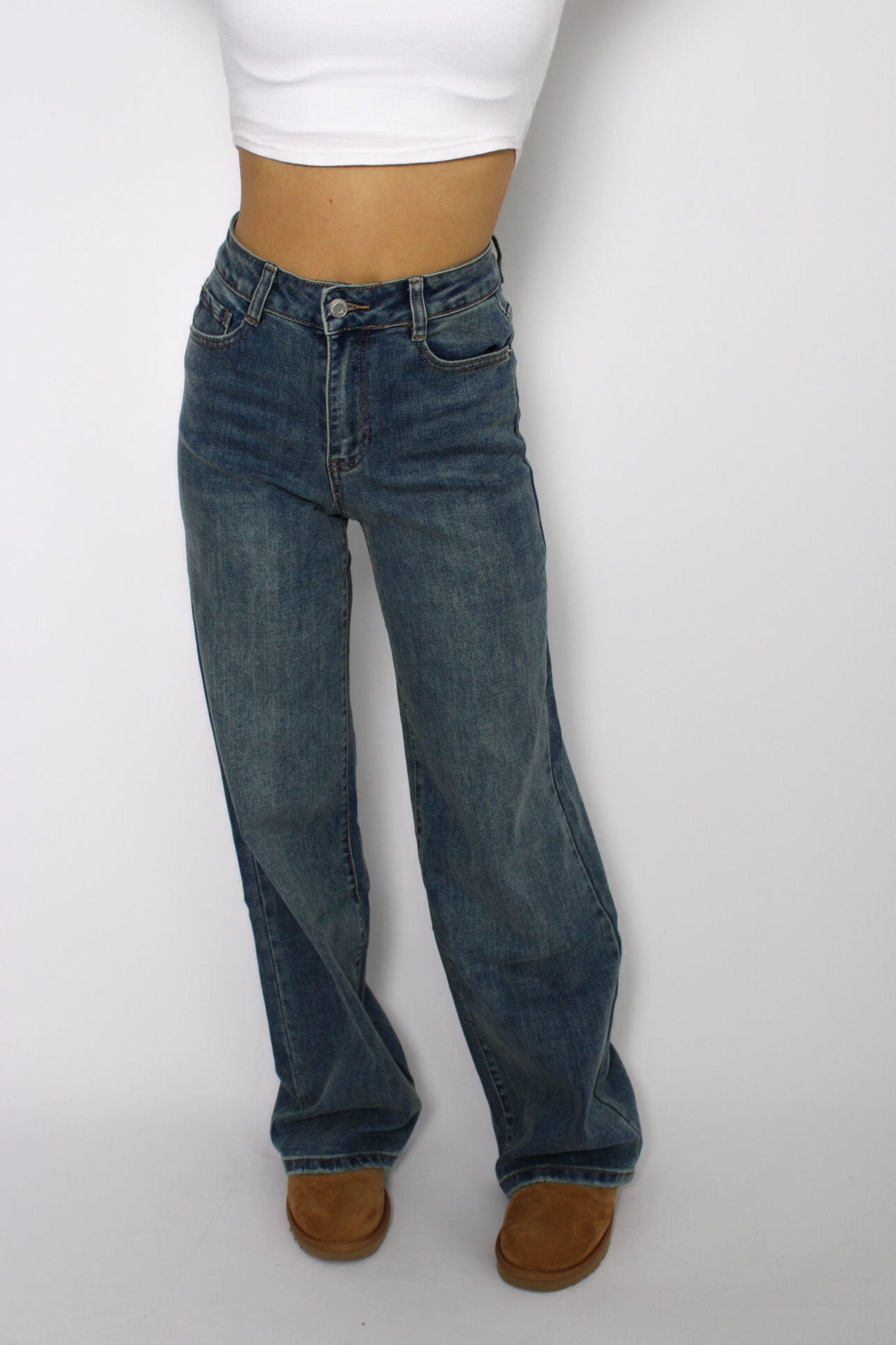 WIDE LEG JEANS 263-6 - DENIM