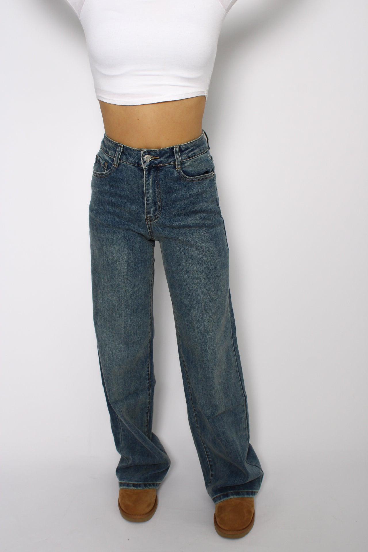 WIDE LEG JEANS 263-6 - DENIM