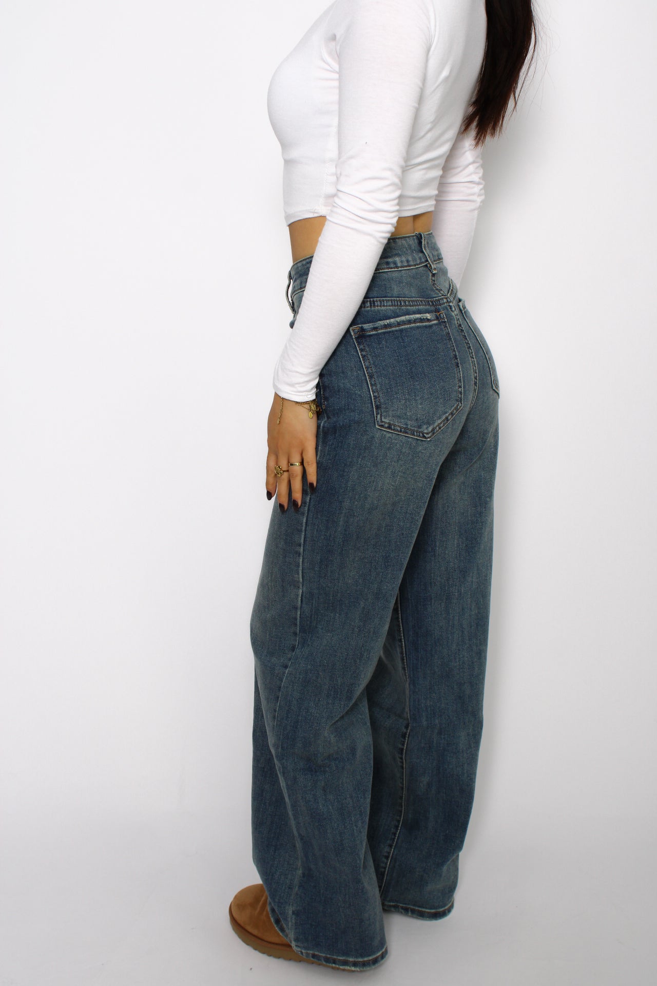 WIDE LEG JEANS 263-6 - DENIM