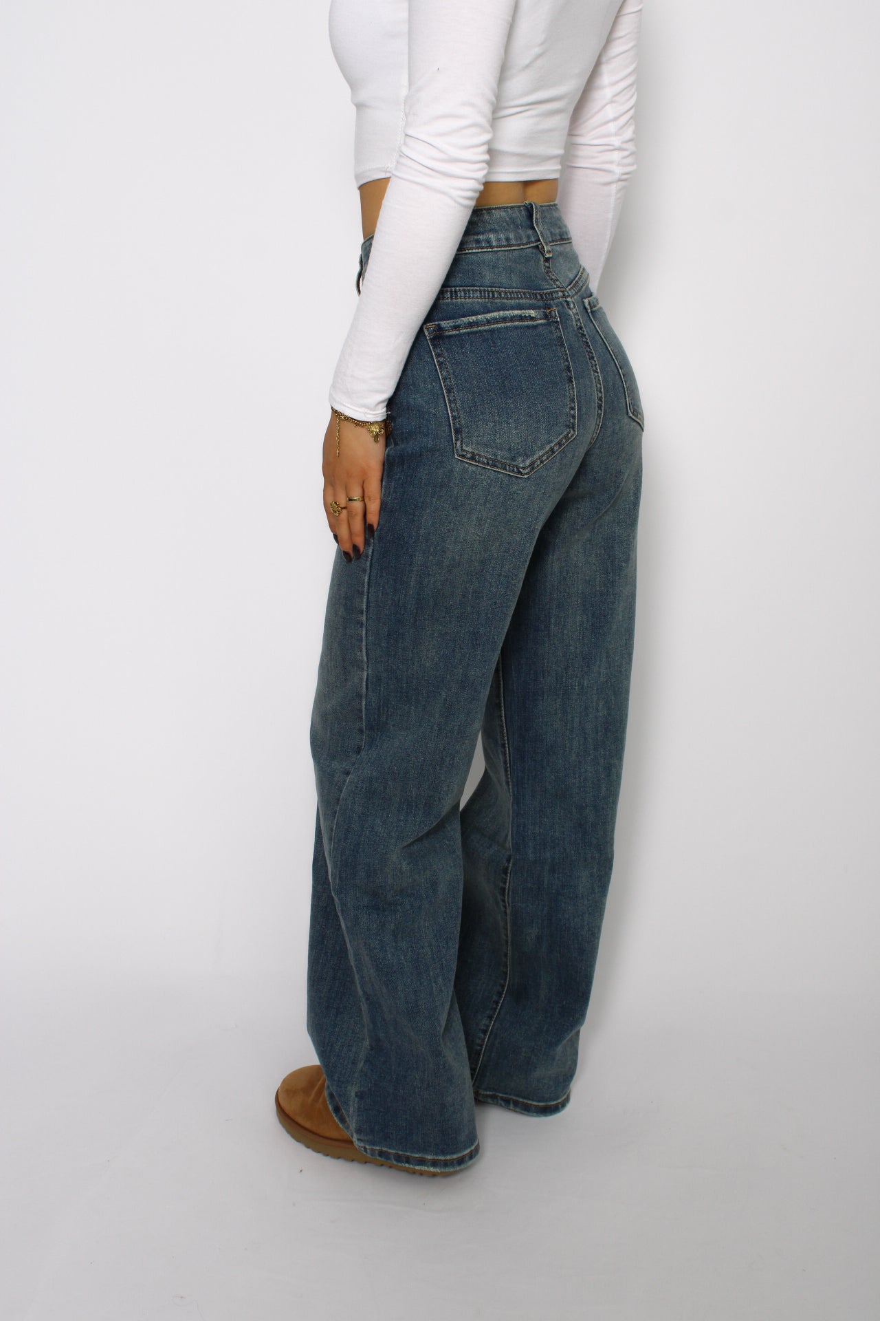 WIDE LEG JEANS 263-6 - DENIM