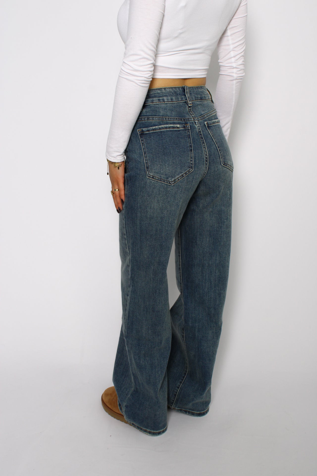 WIDE LEG JEANS 263-6 - DENIM