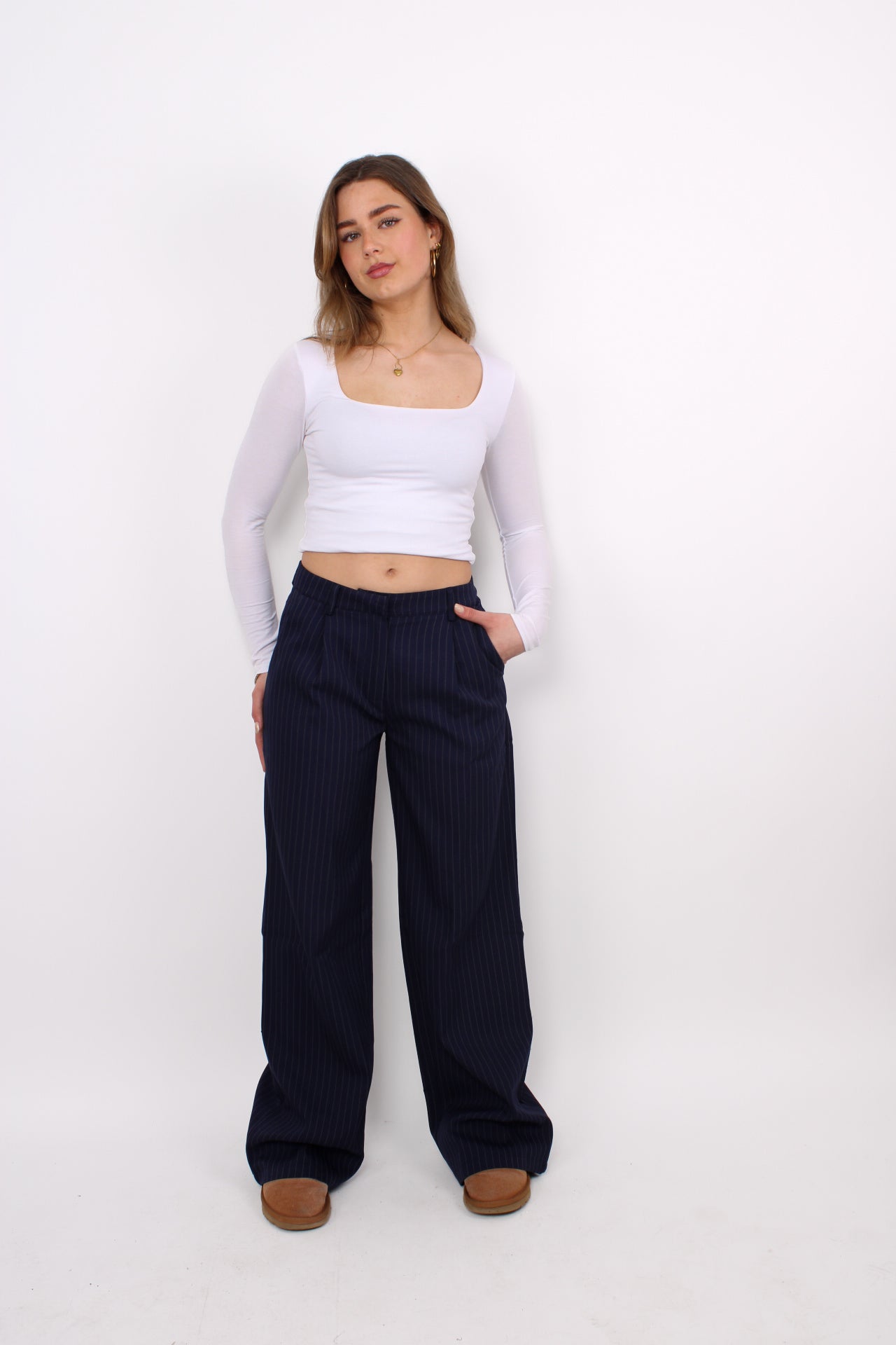 ''TALL'' MARLEY PANTS - NAVY