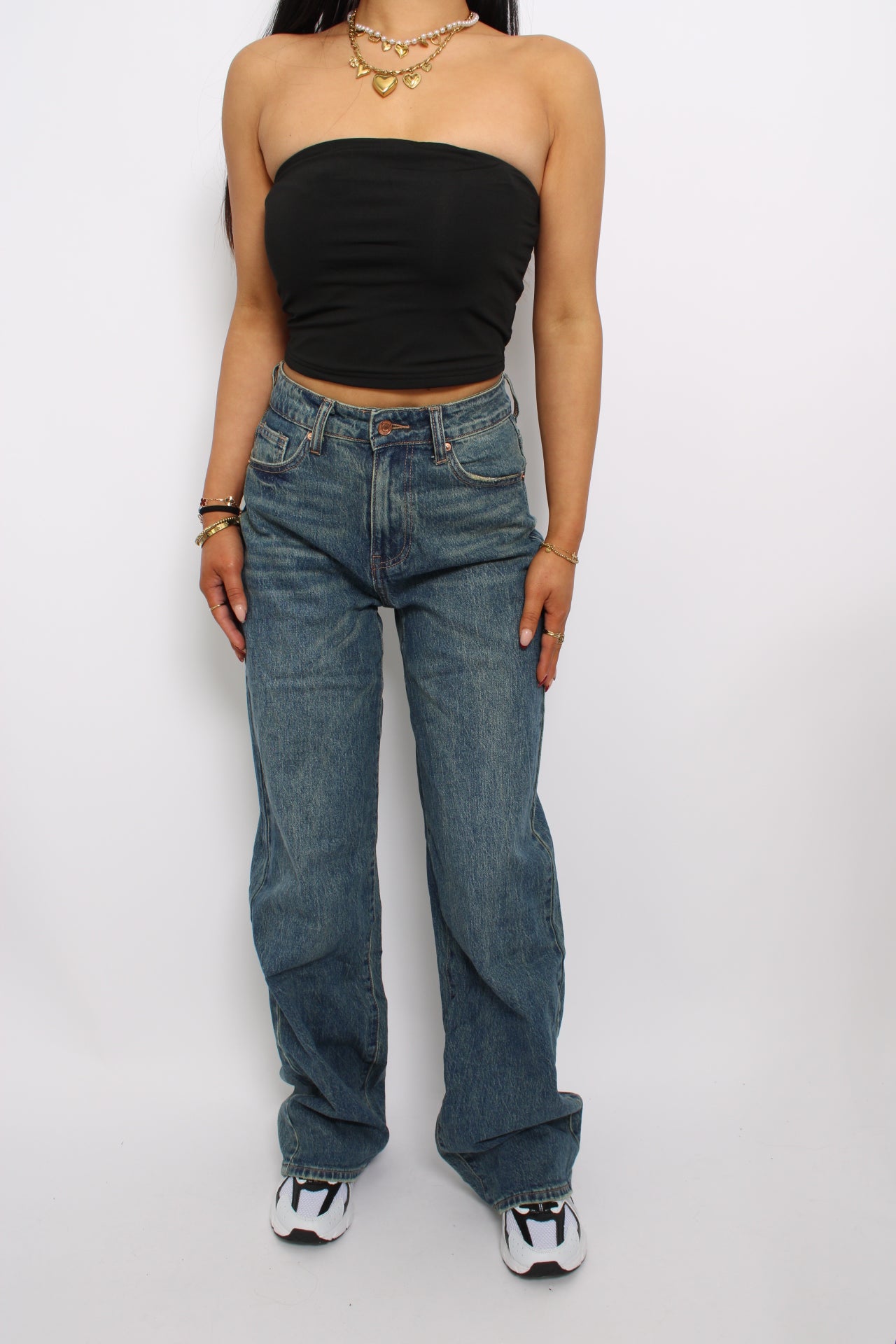 WIDE LEG JEANS 482 - DENIM