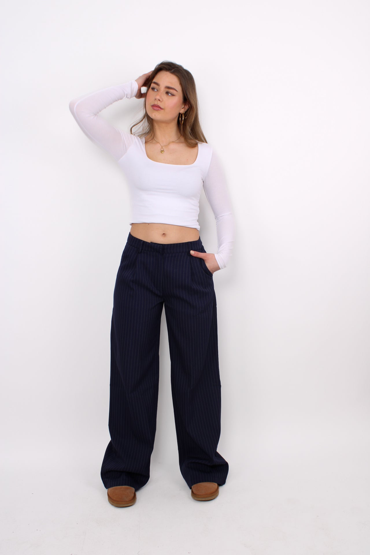 ''TALL'' MARLEY PANTS - NAVY