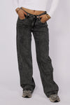 WIDE LEG LOW WAIST JEANS 6320-15 - GREY