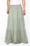 COTTON CLOUD MAXI SKIRT