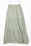 COTTON CLOUD MAXI SKIRT