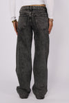 WIDE LEG LOW WAIST JEANS 6320-15 - GREY