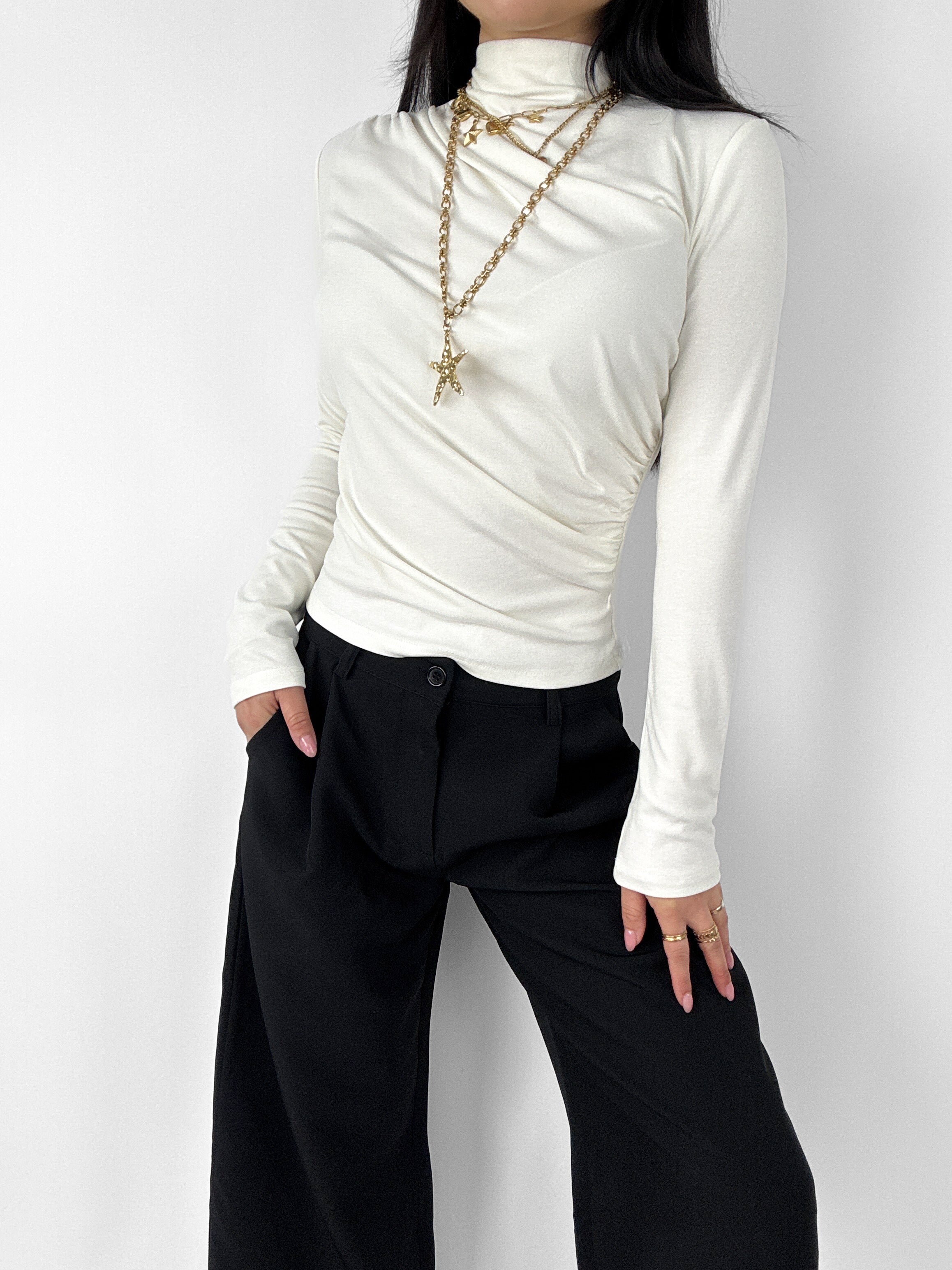 LEXI TOP - ECRU