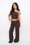 MEGAN PANTS - BROWN