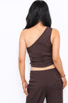 MEGAN TOP - BROWN