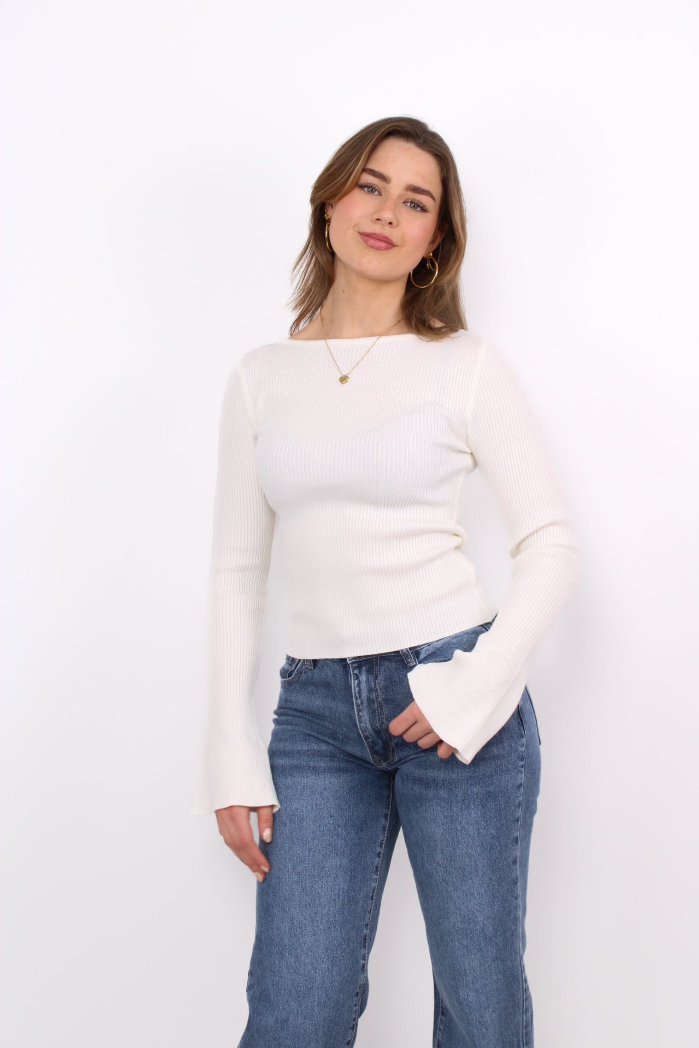 AURORA TOP - OFF WHITE