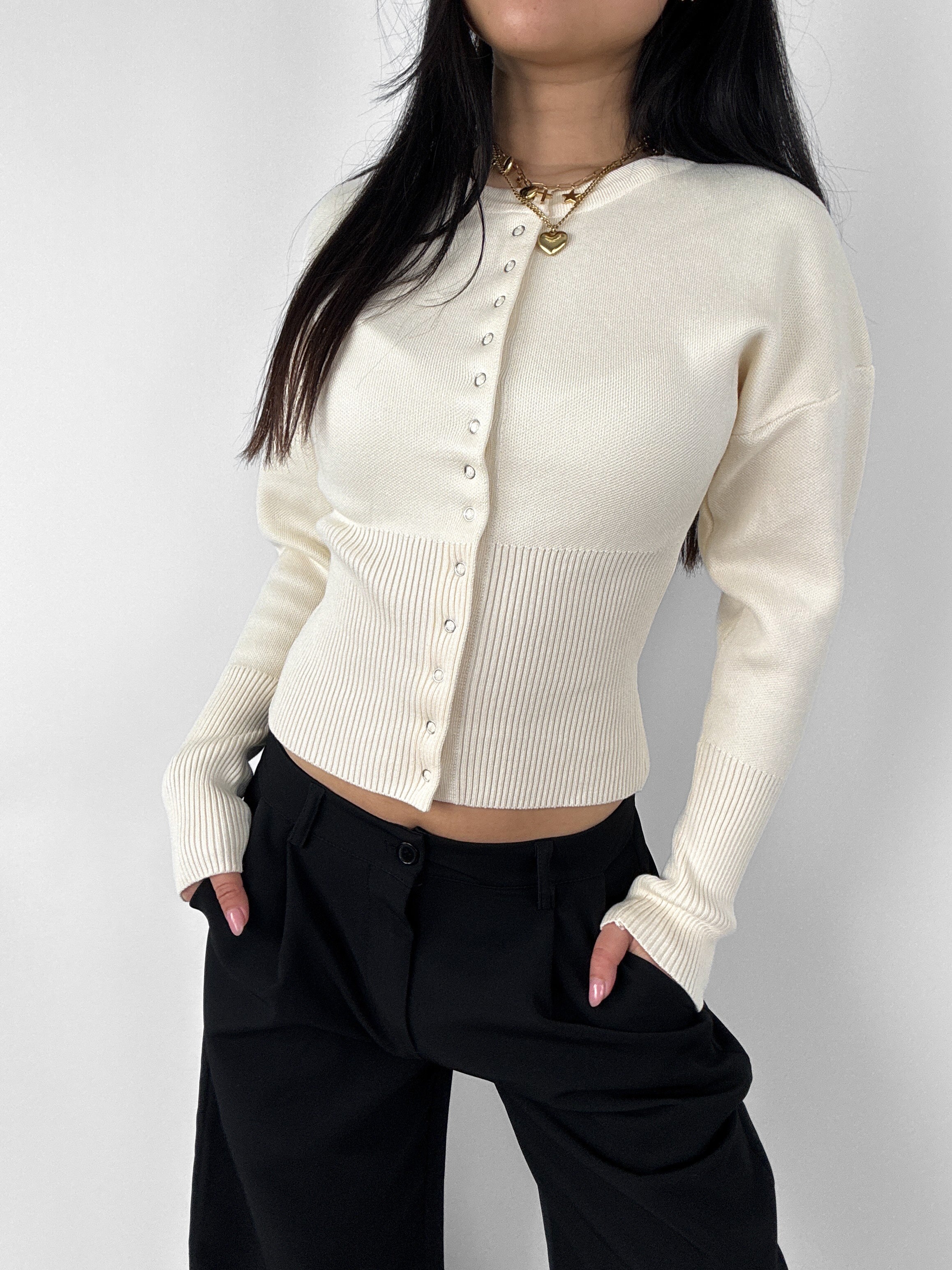 MACY TOP - ECRU