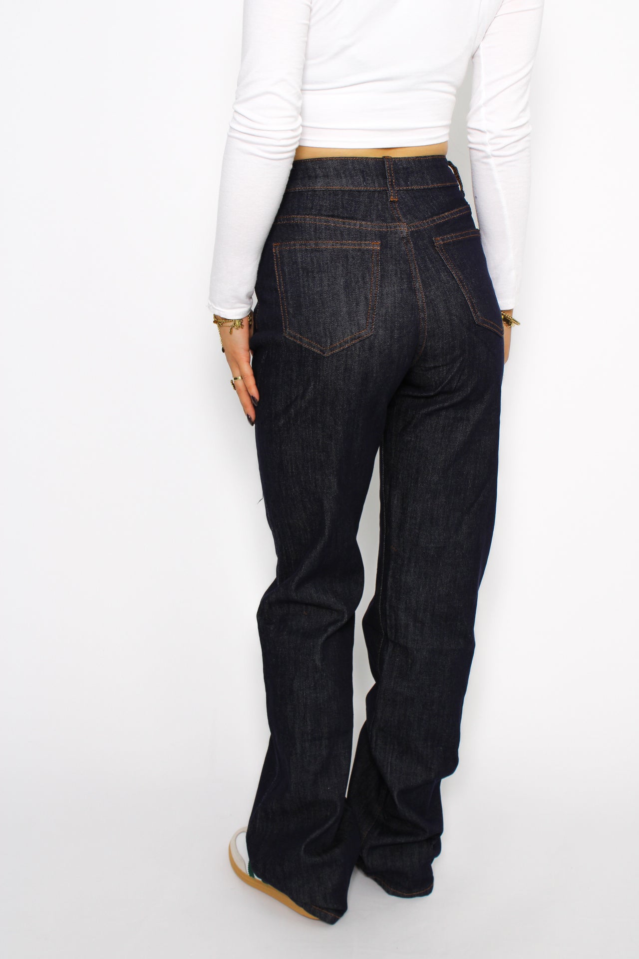 WIDE LEG JEANS 813 - NAVY DARK DENIM