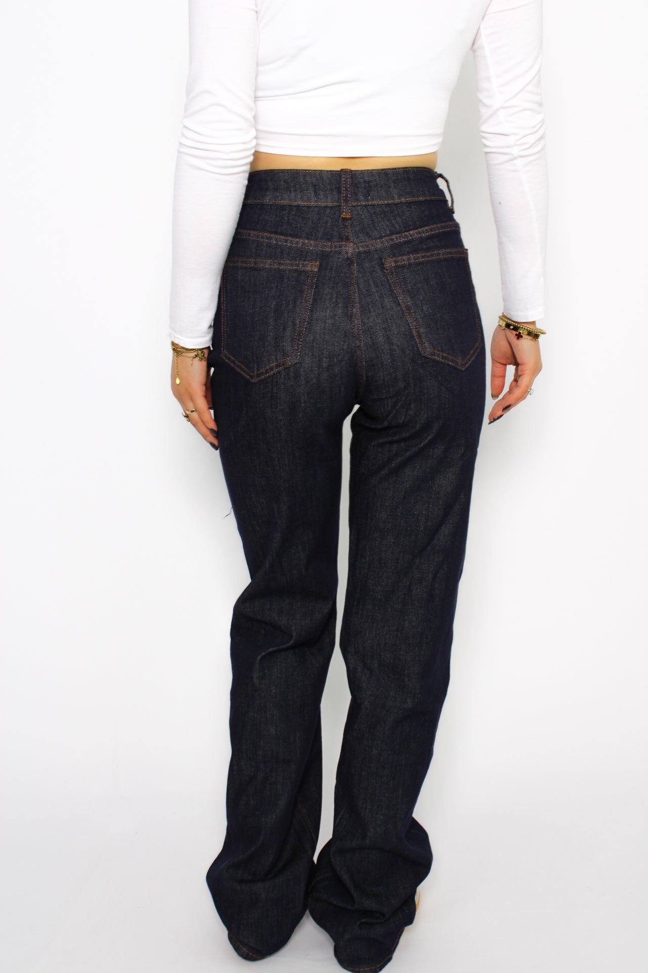 WIDE LEG JEANS 813 - NAVY DARK DENIM