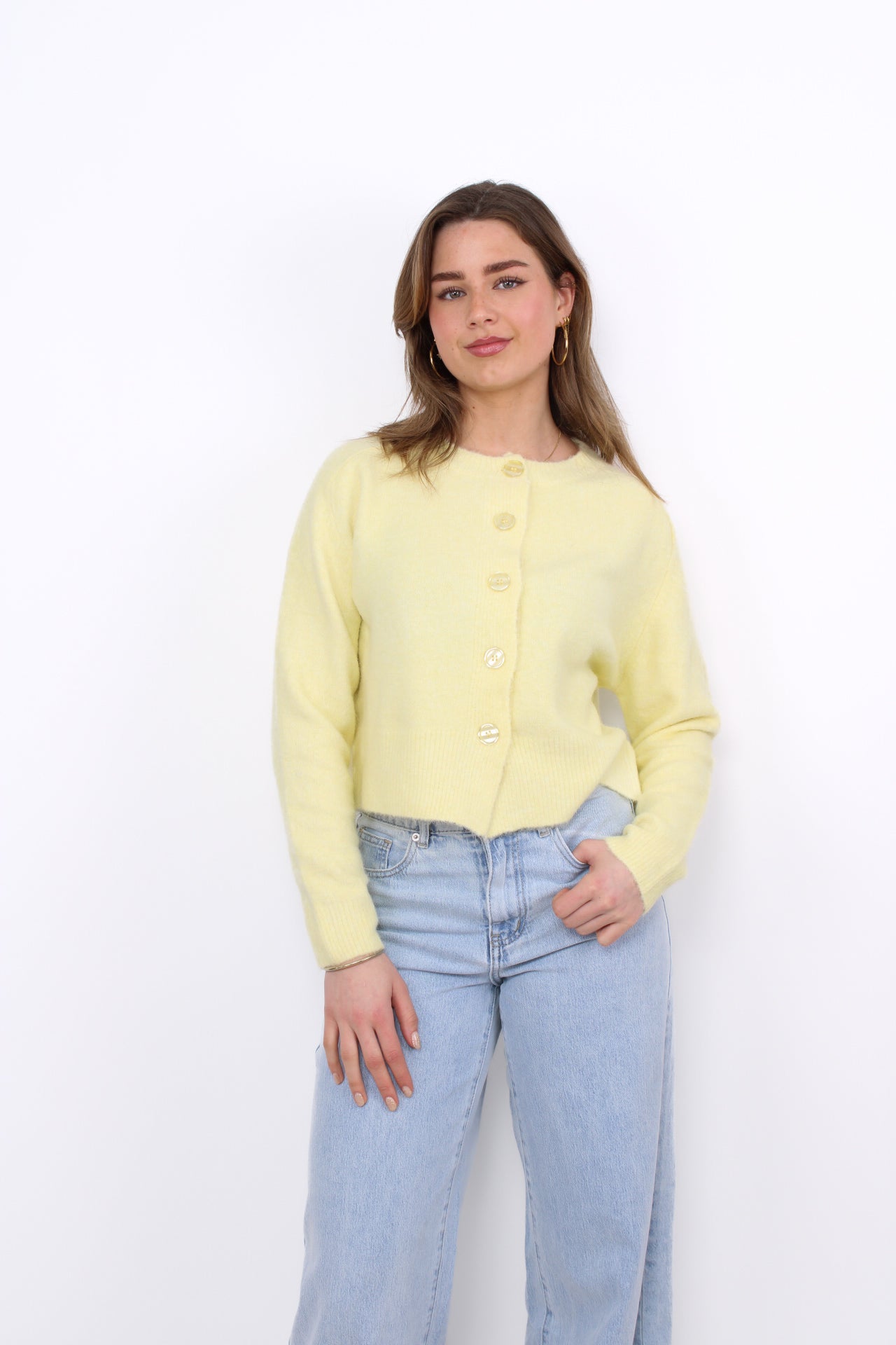 CLOUD CARDIGAN - BUTTER YELLOW