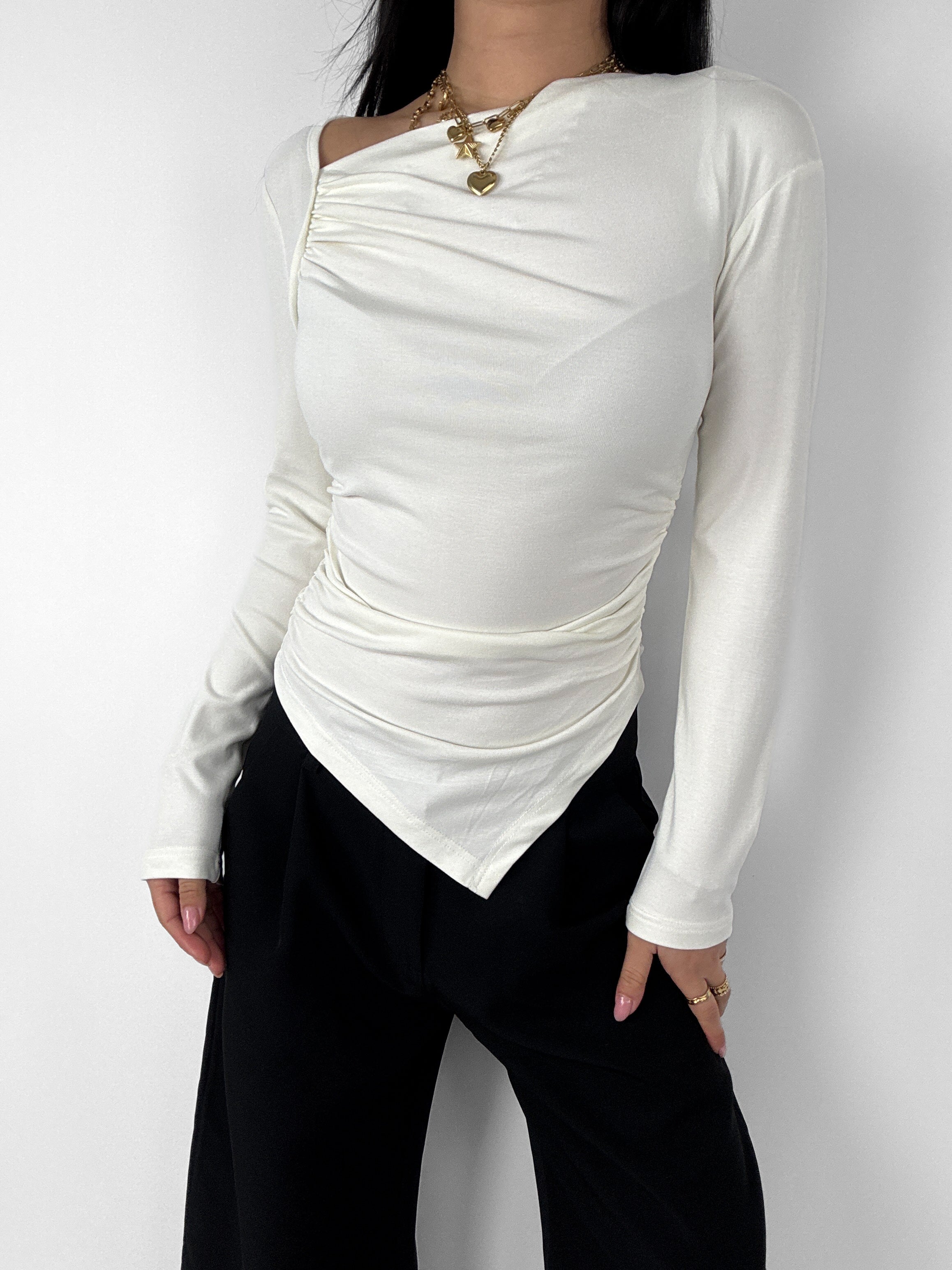RUBY TOP - ECRU