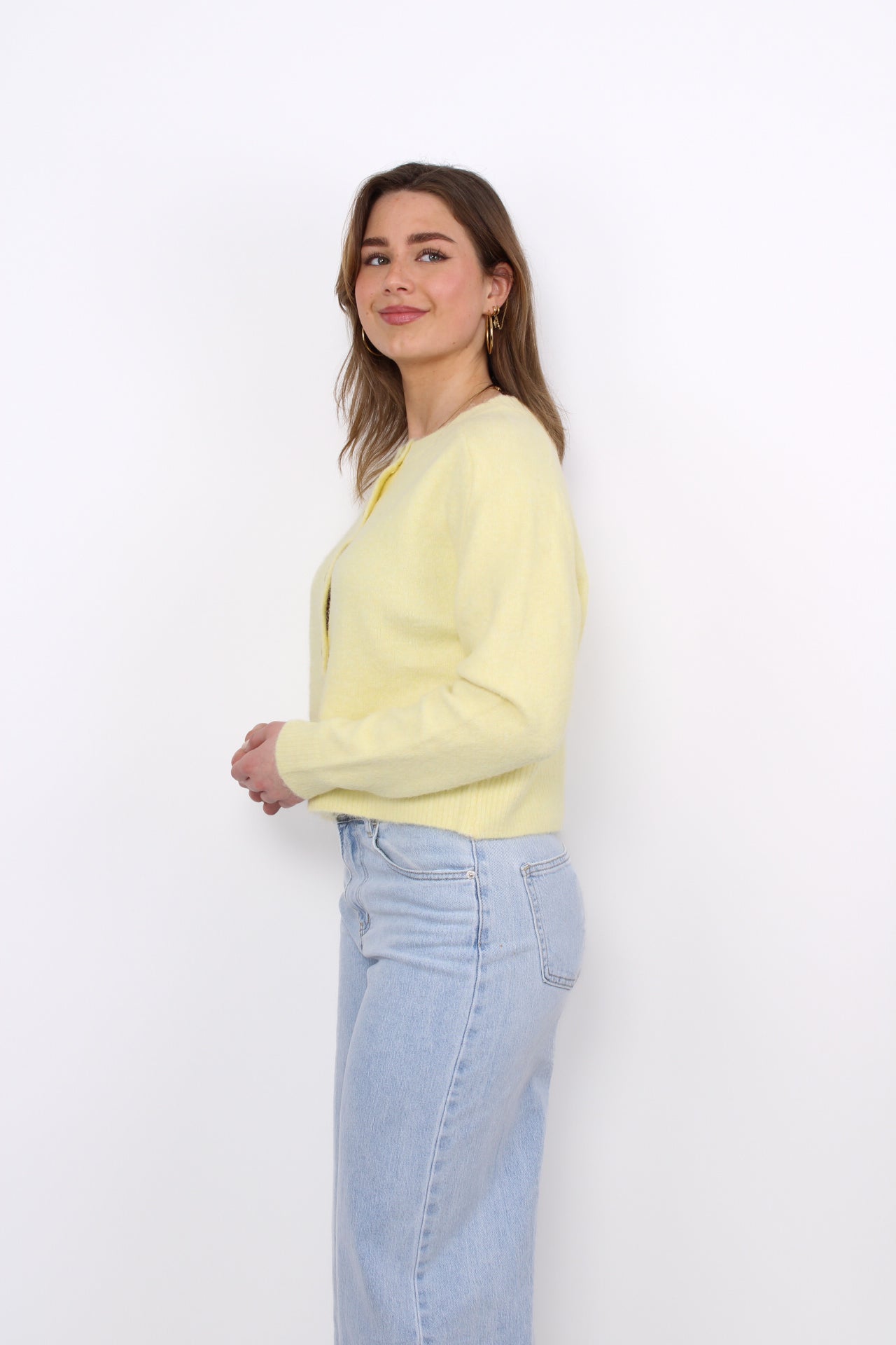 CLOUD CARDIGAN - BUTTER YELLOW