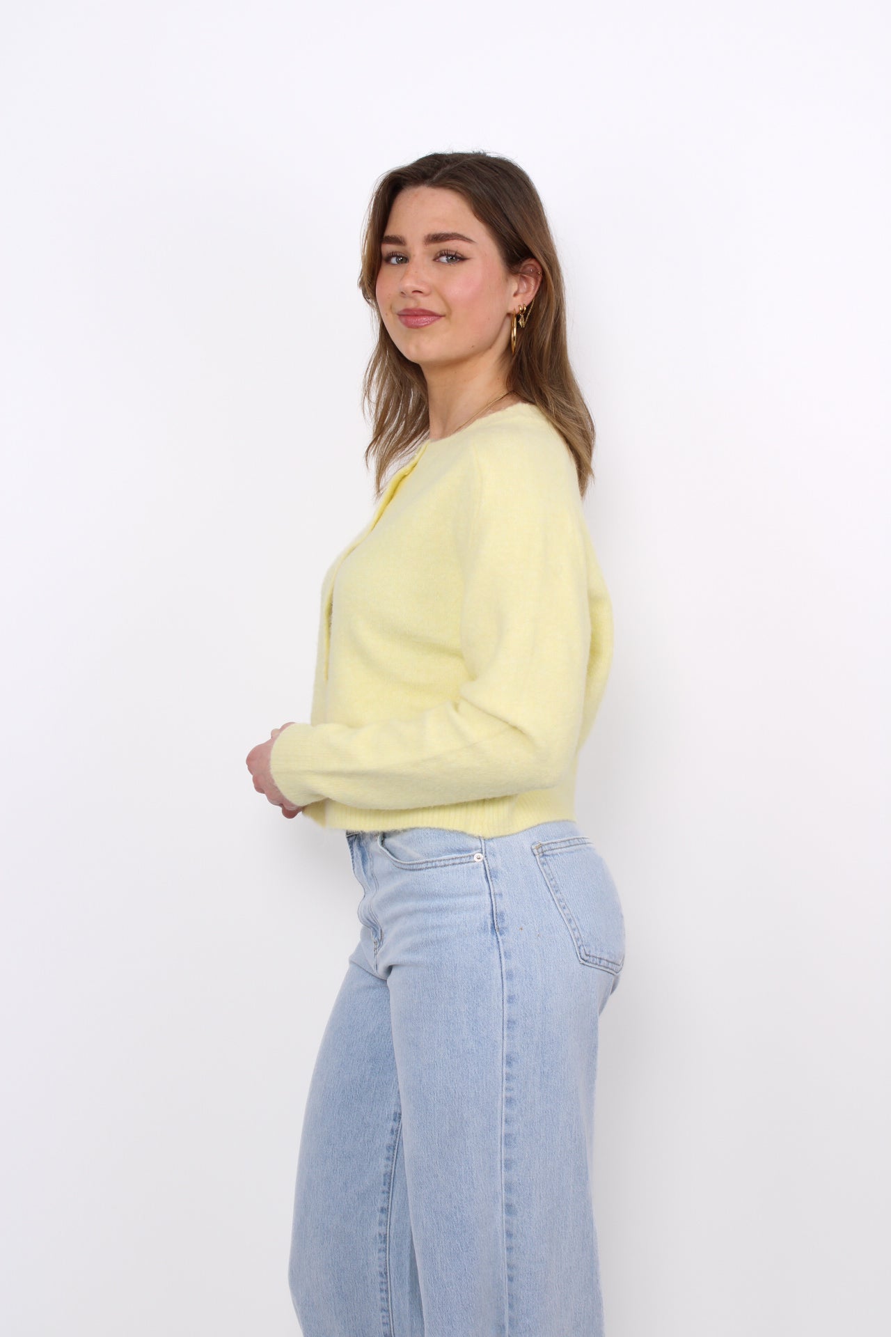 CLOUD CARDIGAN - BUTTER YELLOW