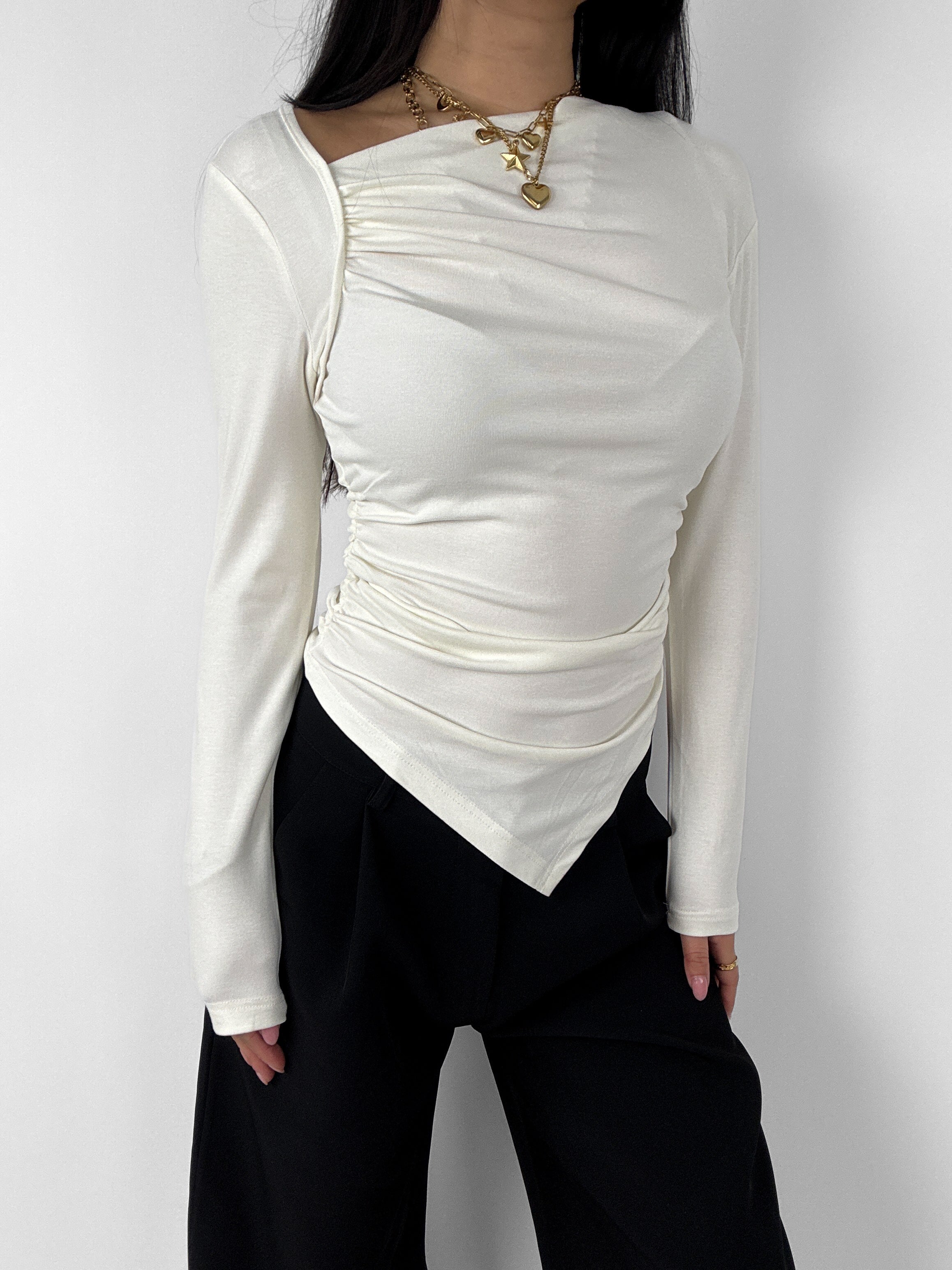 RUBY TOP - ECRU