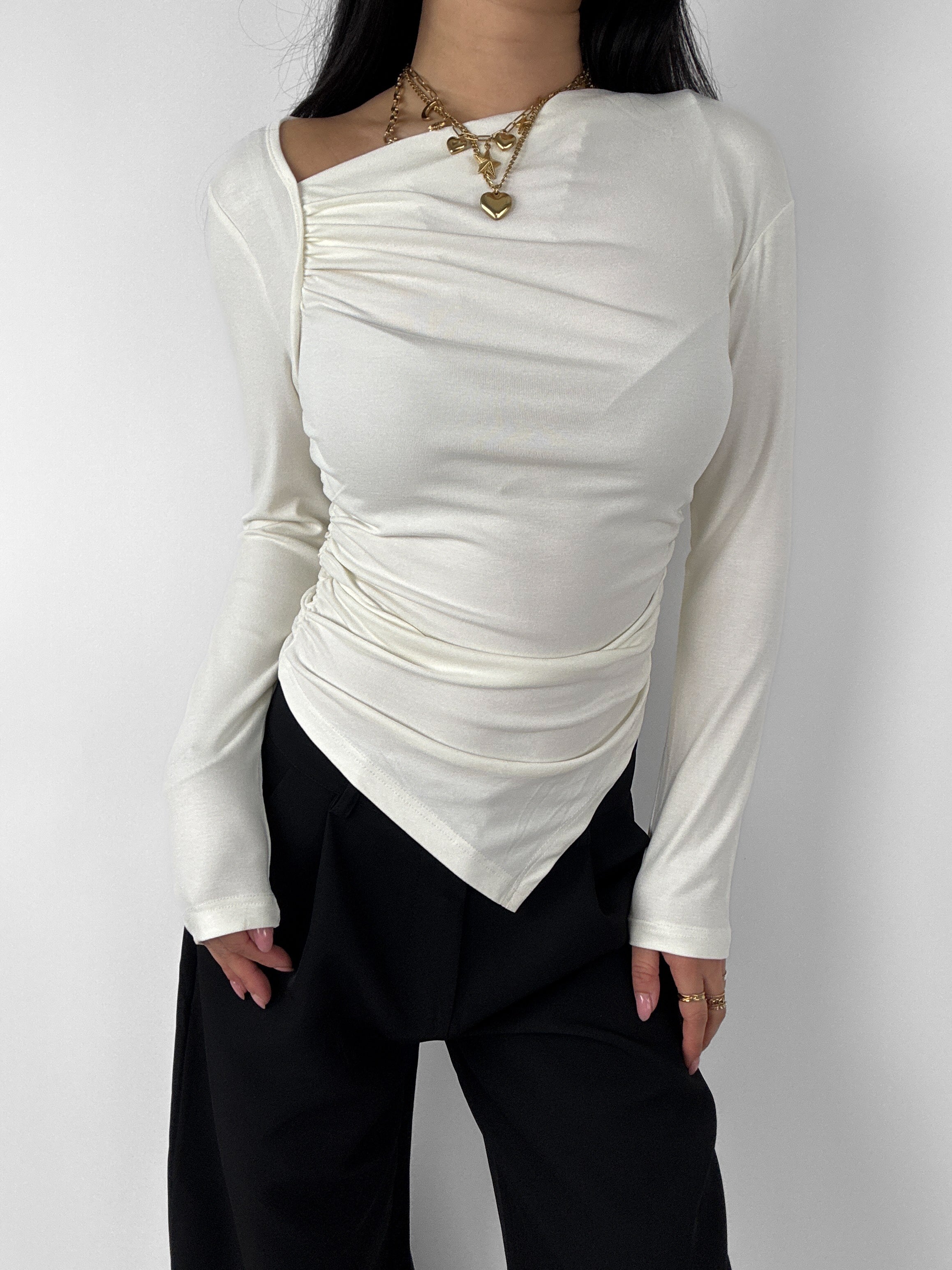 RUBY TOP - ECRU