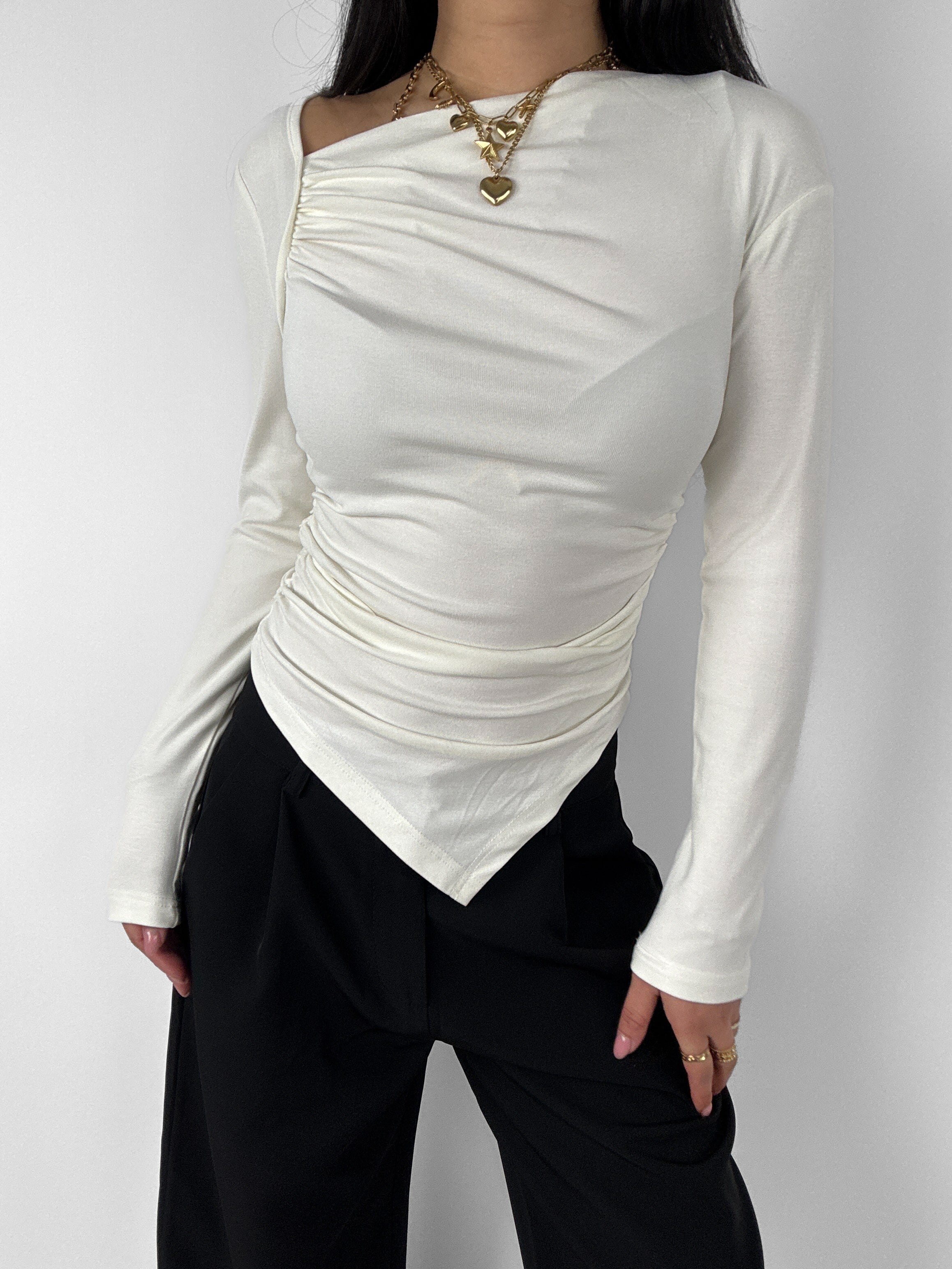 RUBY TOP - ECRU