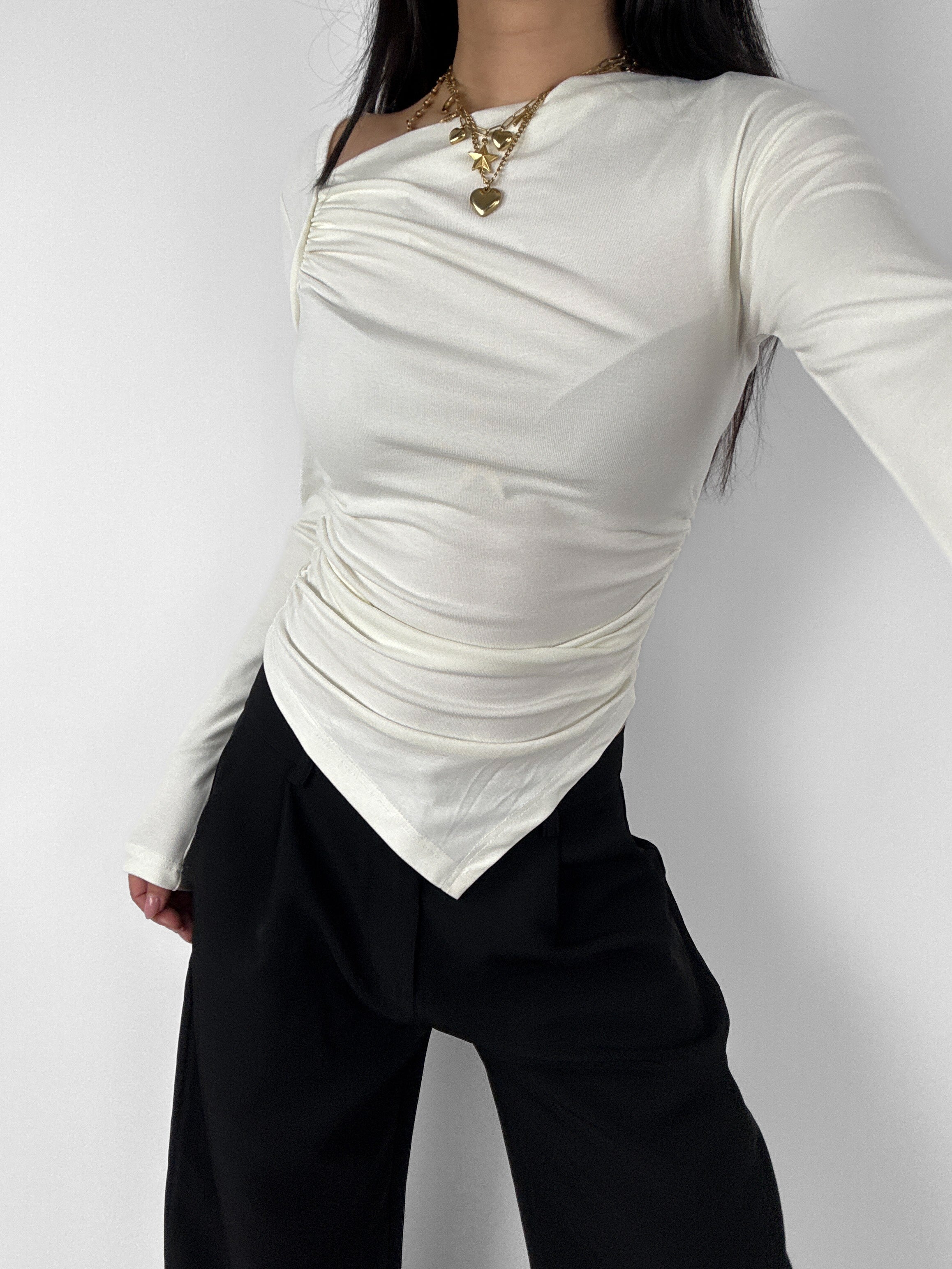 RUBY TOP - ECRU