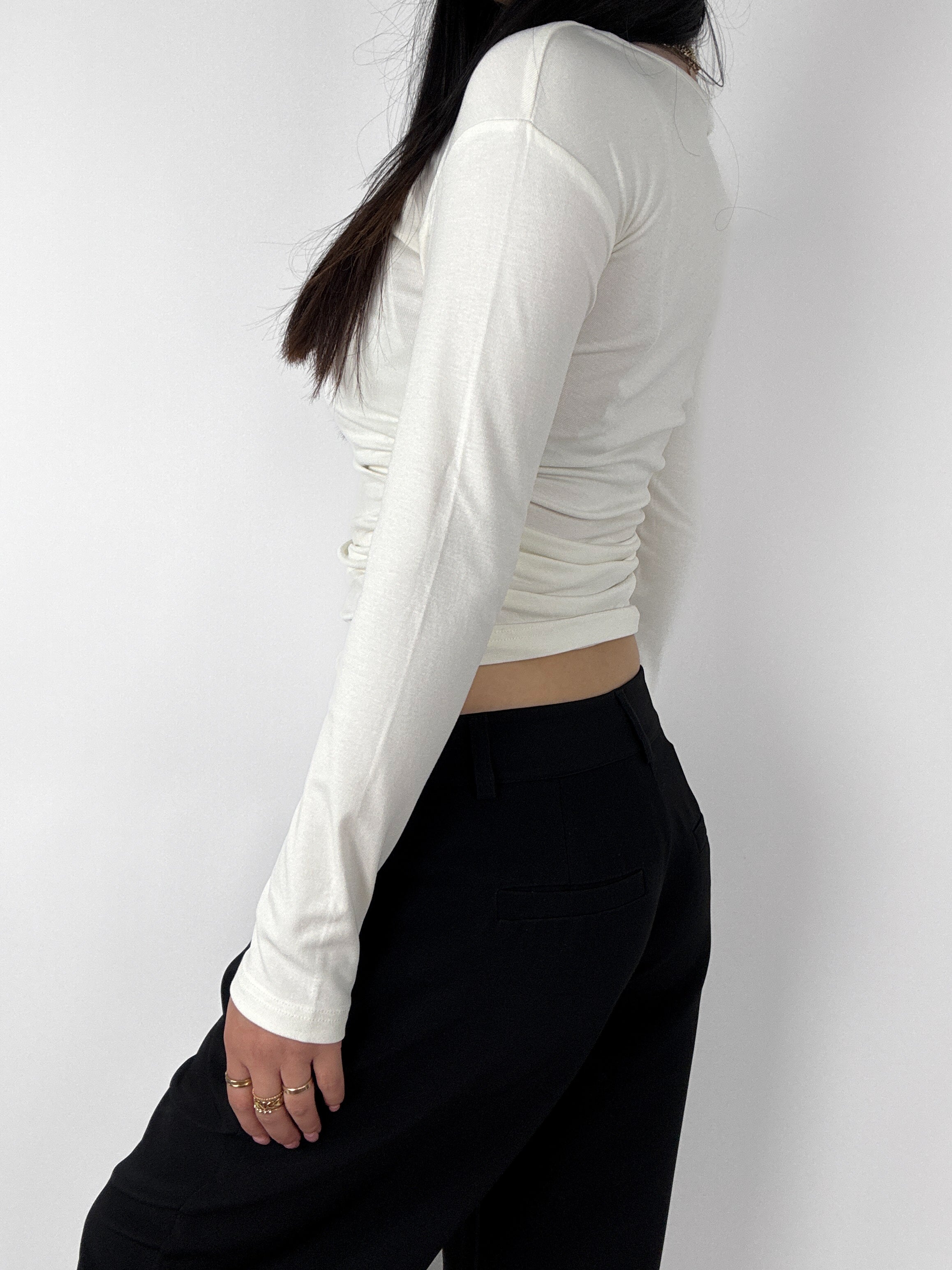RUBY TOP - ECRU