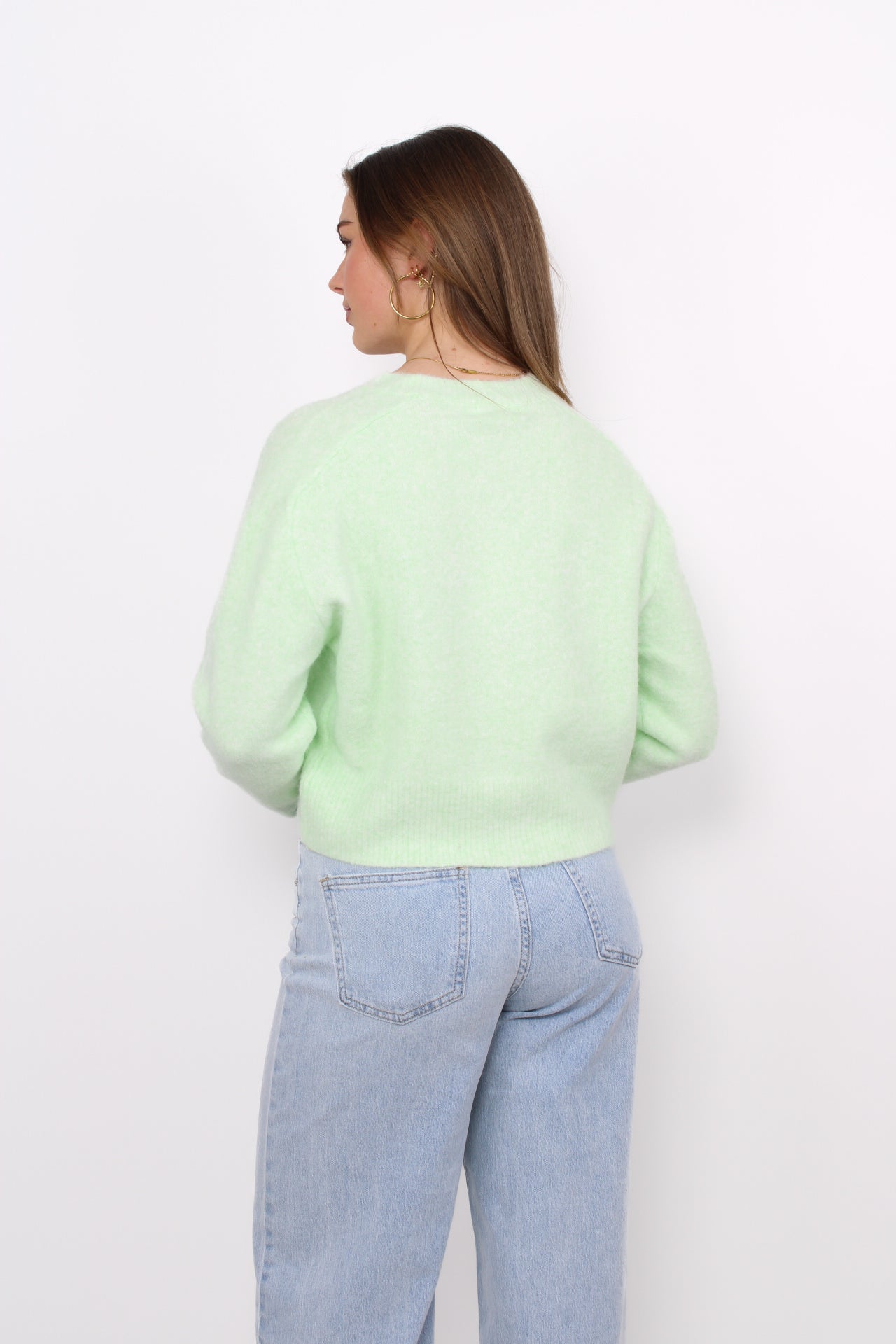 CLOUD CARDIGAN - MINT GREEN