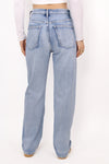 ''PETITE'' STRAIGHT LEG JEANS 0096-1 - DENIM