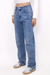 ''PETITE'' STRAIGHT LEG JEANS 0096-2- MID DENIM