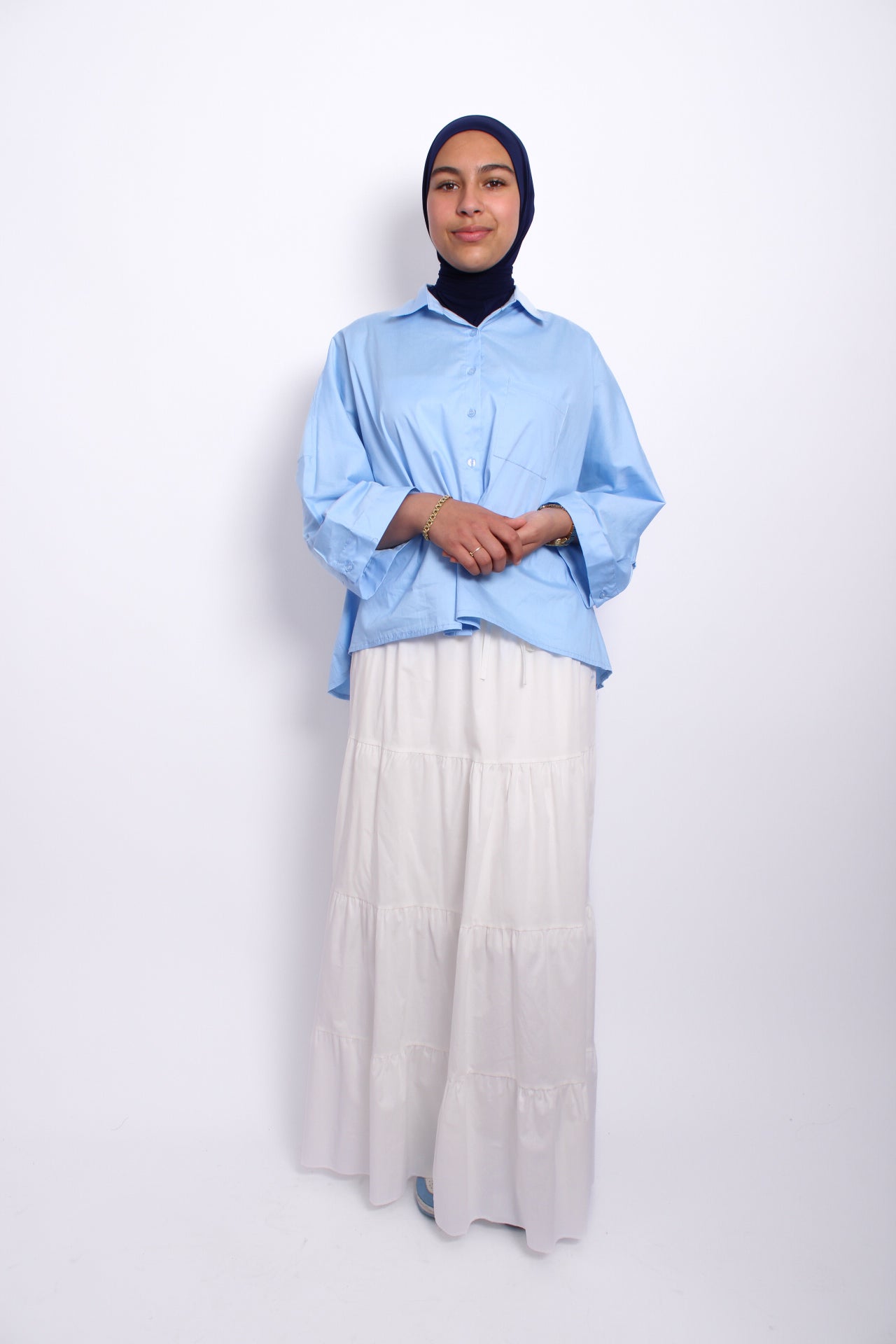 DREAMSCAPE MAXI SKIRT - WHITE