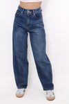 ''PETITE'' BALLOON JEANS 0023-2 - MID DENIM