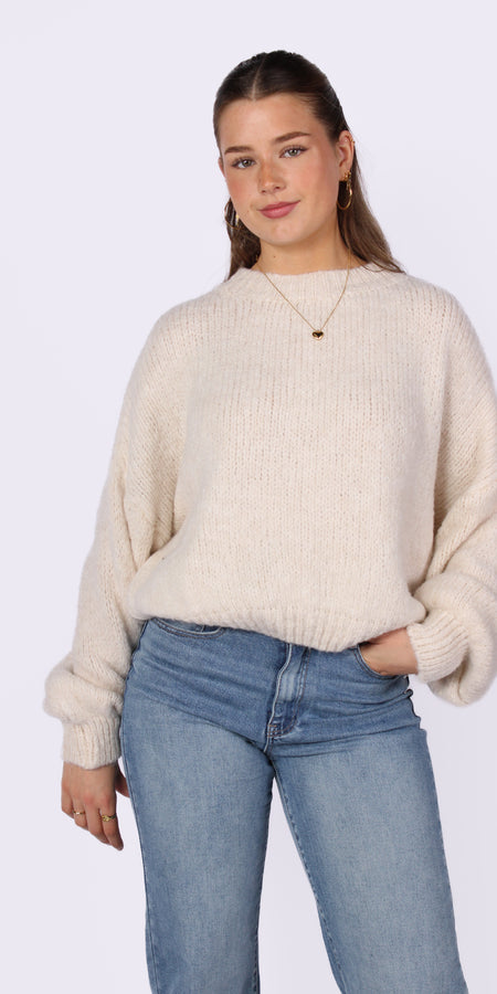 STAY COZY KNIT - ECRU