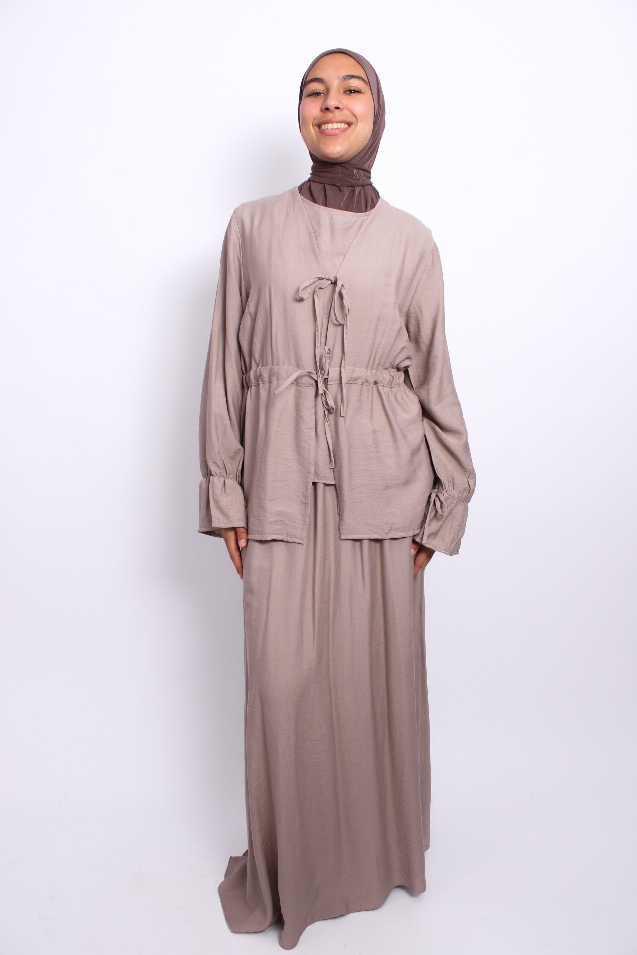 ON THE GO COUTURE SET - TAUPE