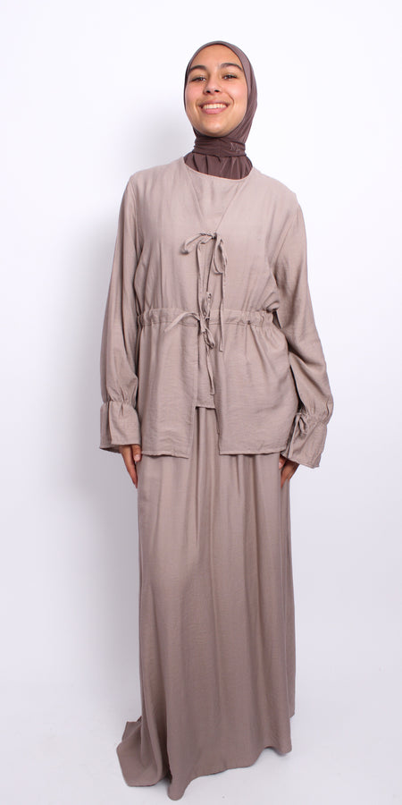 ON THE GO COUTURE SET - TAUPE 
