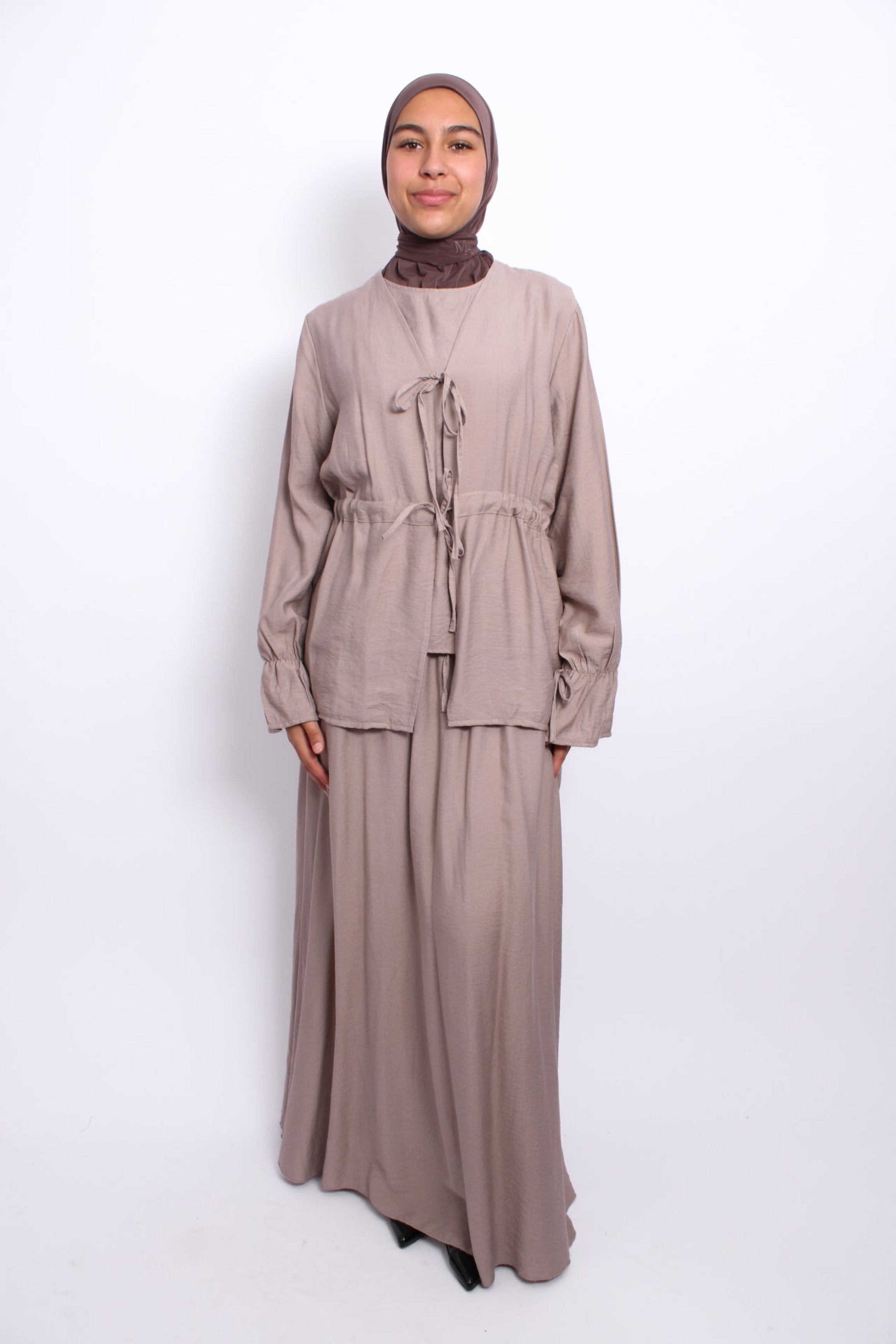 ON THE GO COUTURE SET - TAUPE