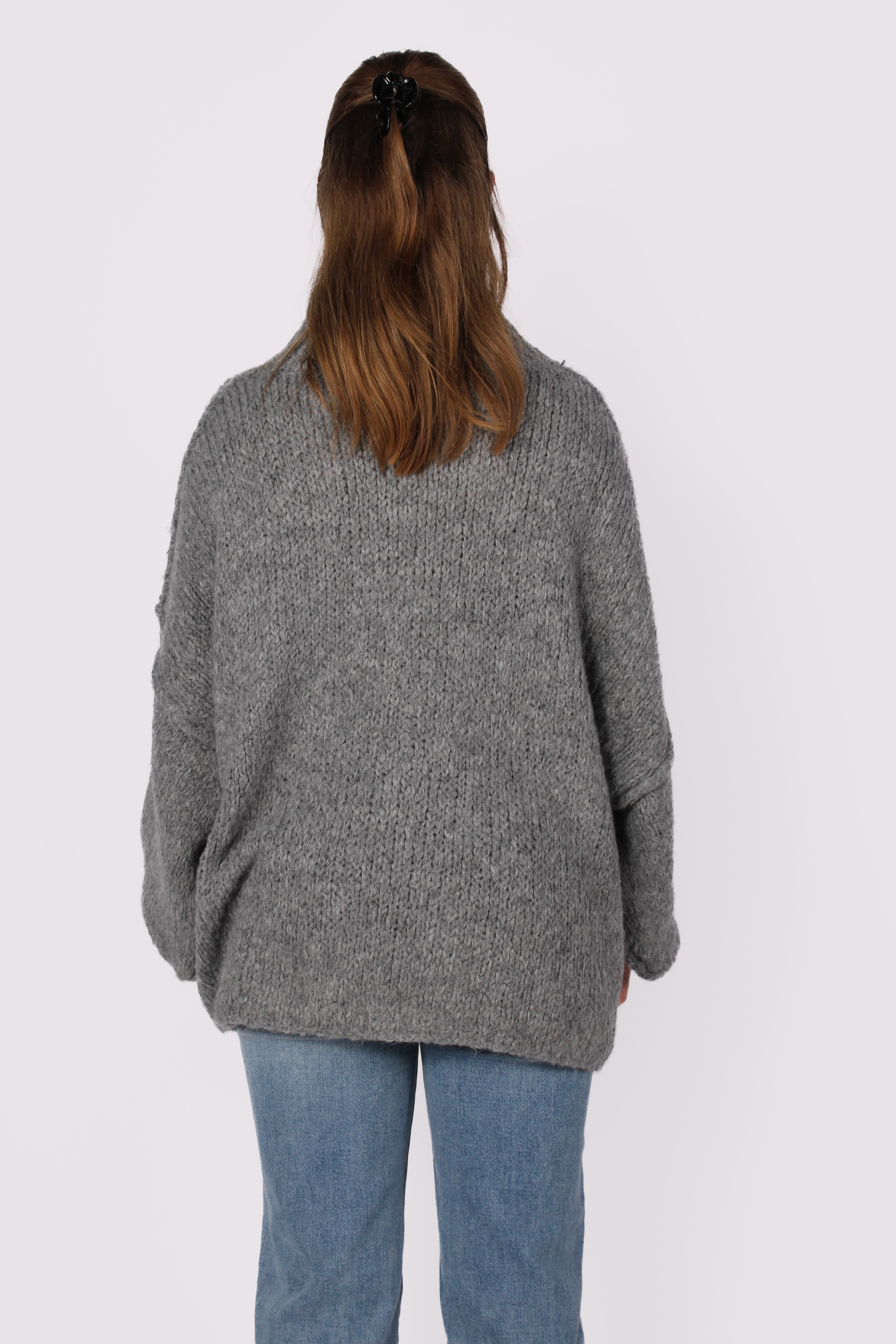 HUG ME THIGHT KNIT - GREY