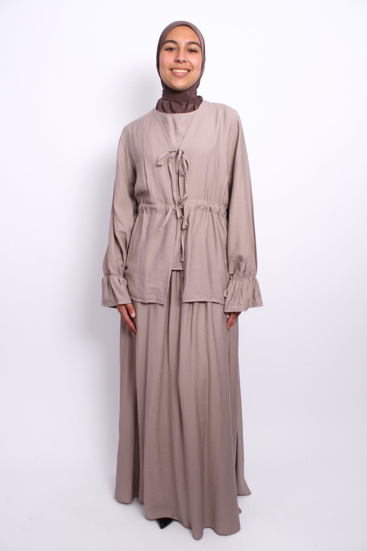 ON THE GO COUTURE SET - TAUPE