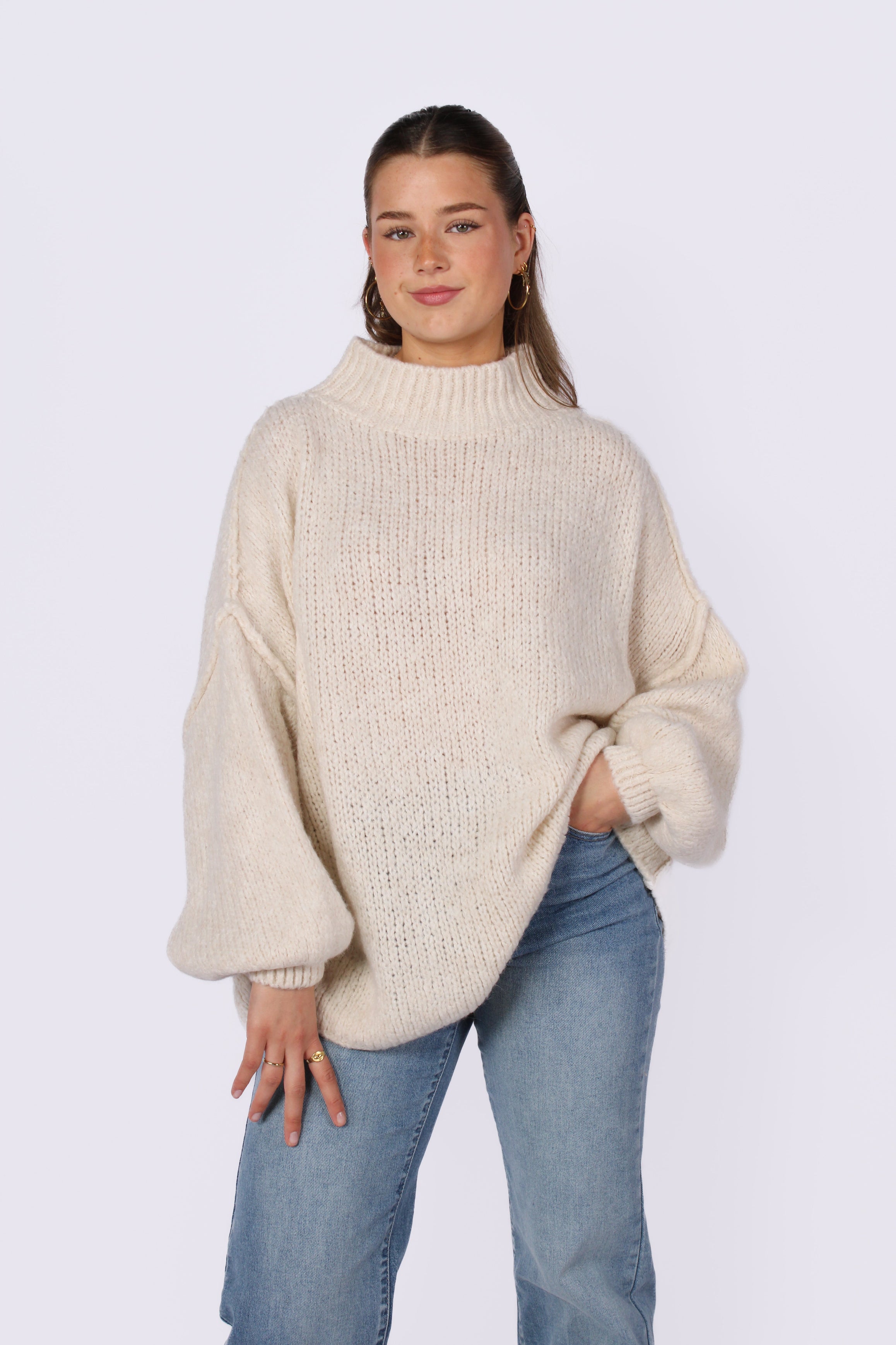 HUG ME THIGHT KNIT - ECRU