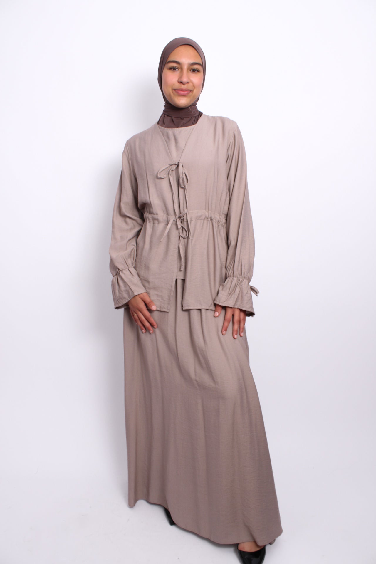 ON THE GO COUTURE SET - TAUPE