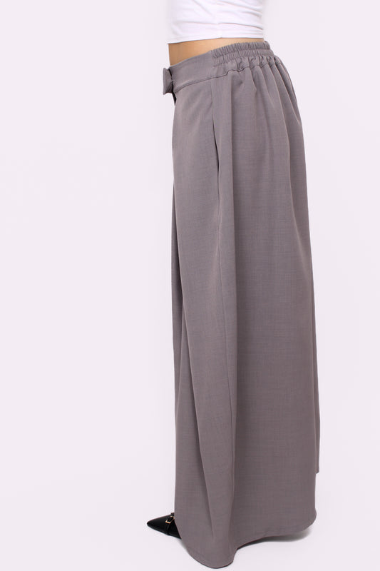 ''PETITE'' MADISON TROUSER - GREY