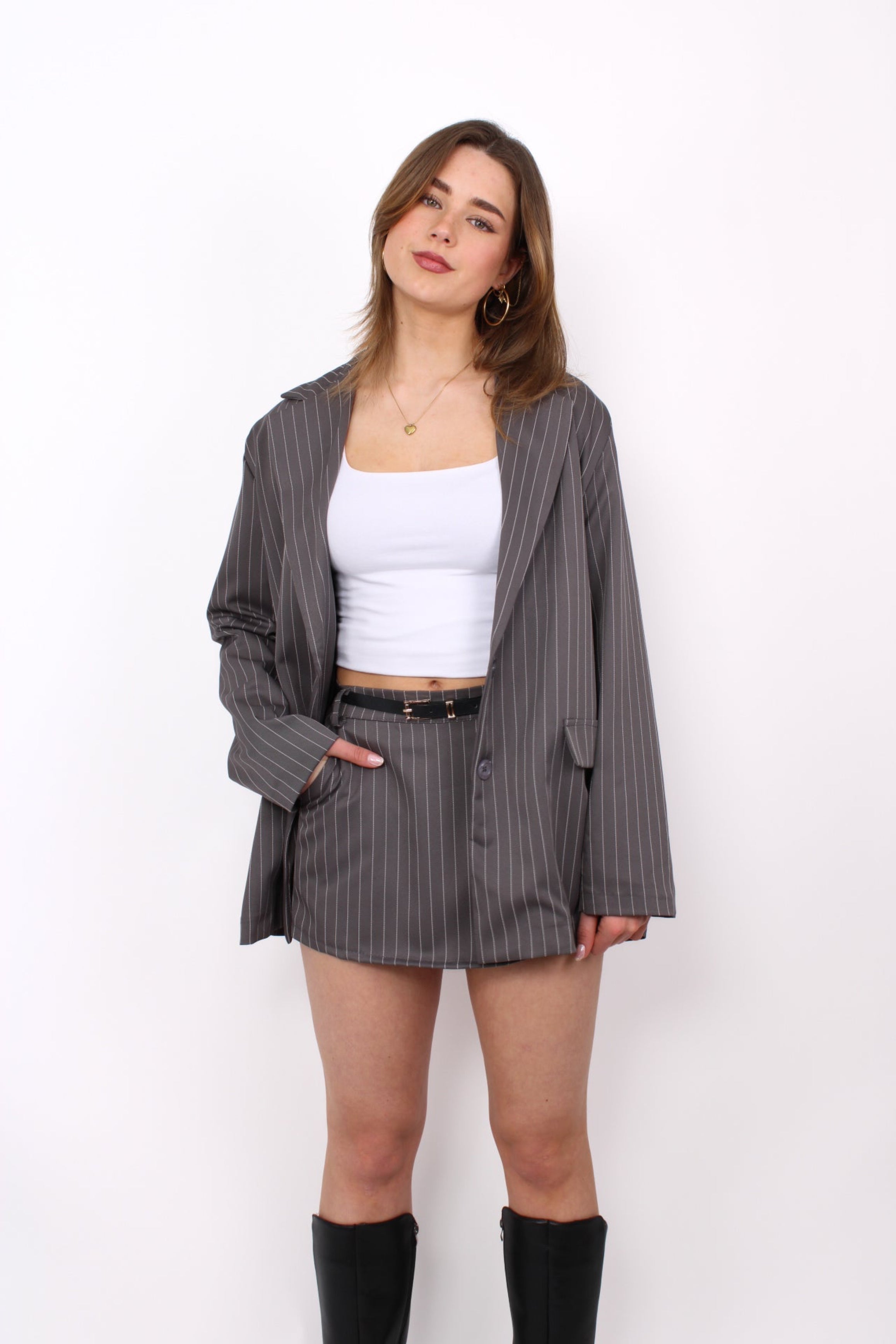 LAUREN SET - GREY