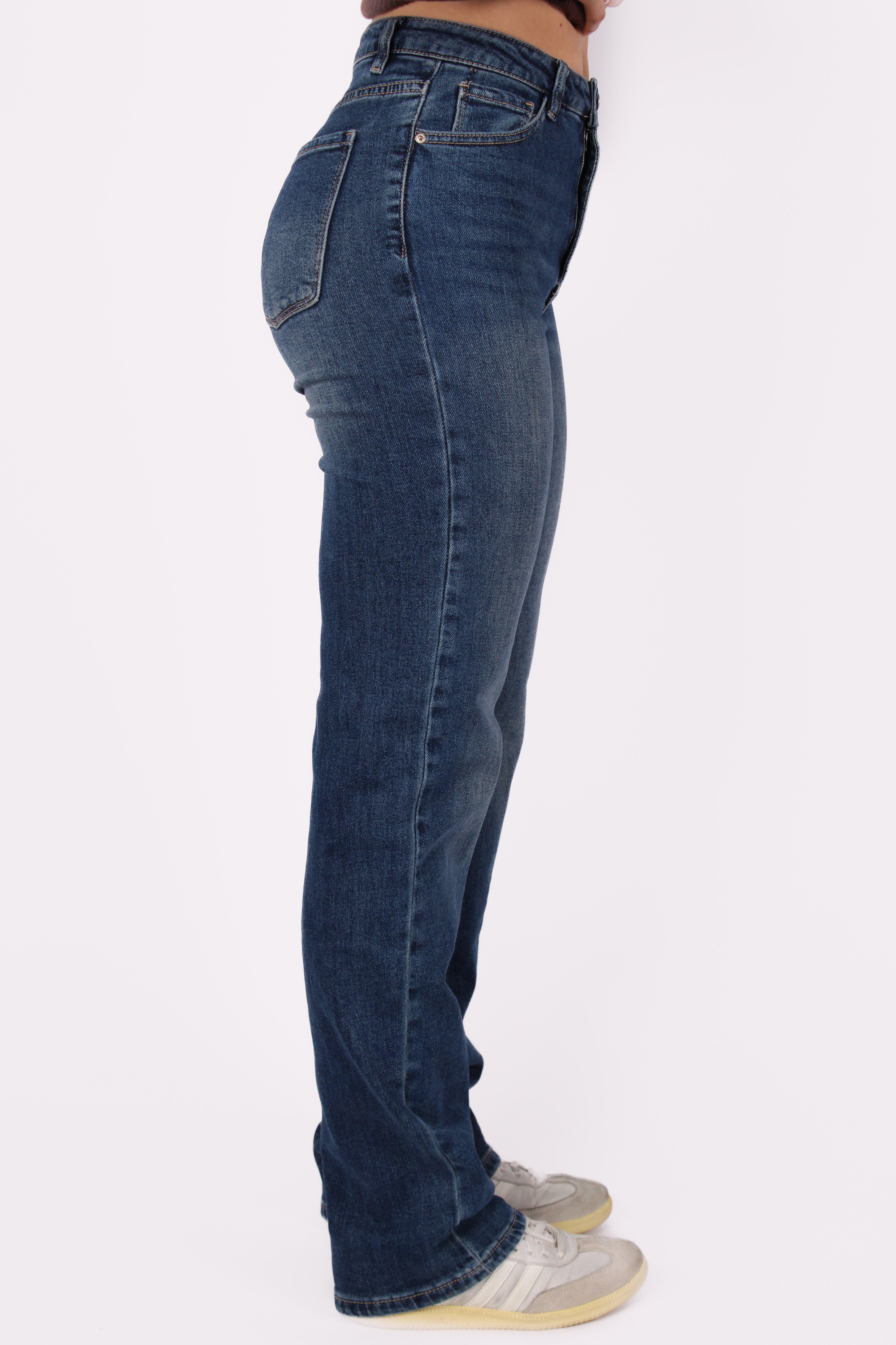 ''TALL'' STRAIGHT LEG JEANS 6272-1 - MID DENIM