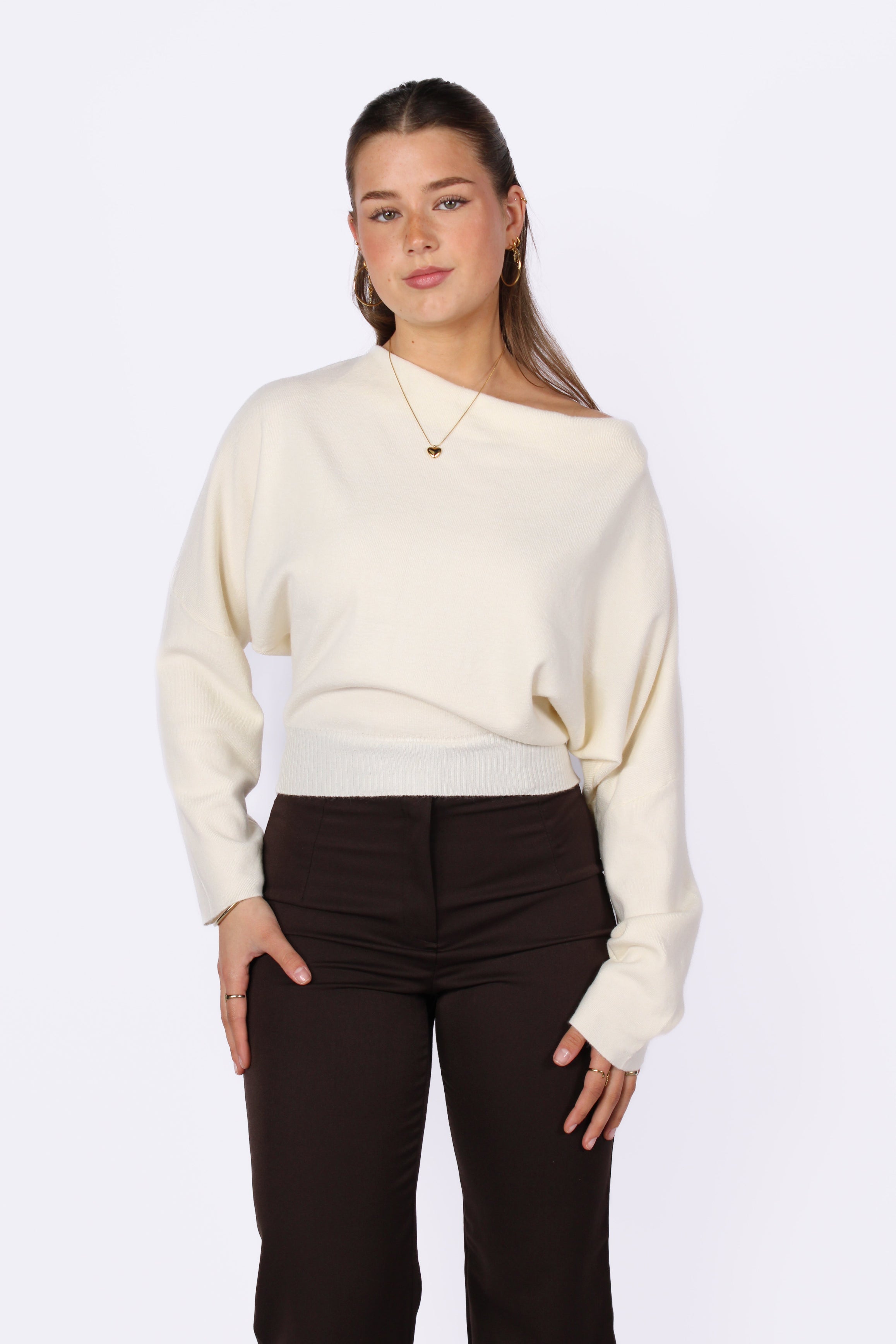 CELESTE SWEATER - OFF WHITE
