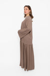 FLOWY COTTON DRESS